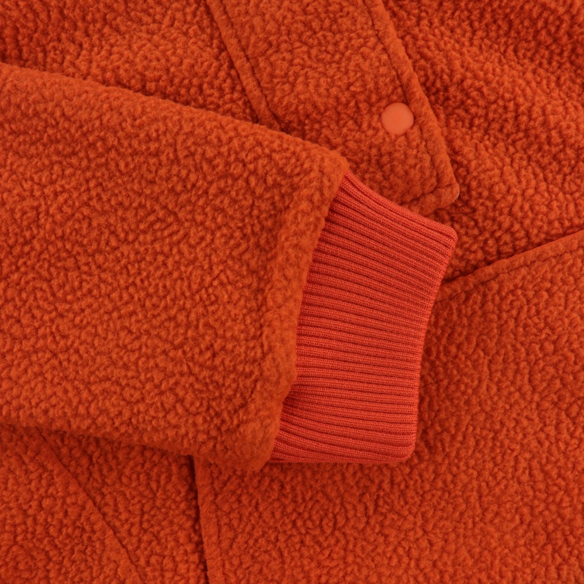 WOMENS リサイクルボアフリース 長袖プルオーバー オレンジ/072234091