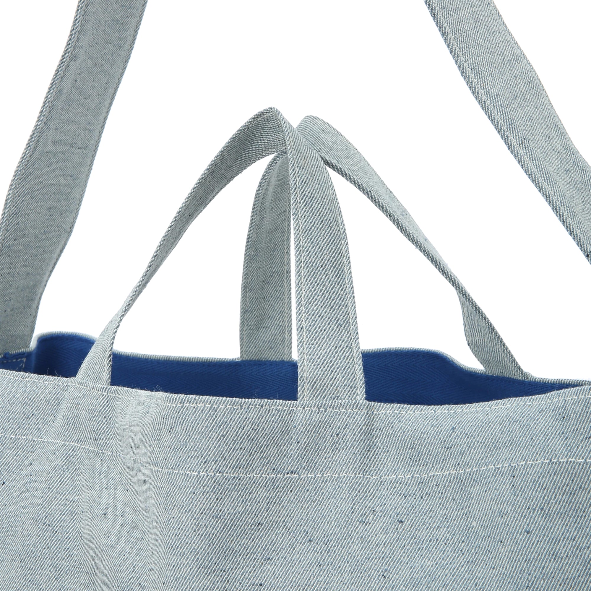 UNISEX UP CYCLE DENIM ビックトートバッグ ライトインディゴ/072234810