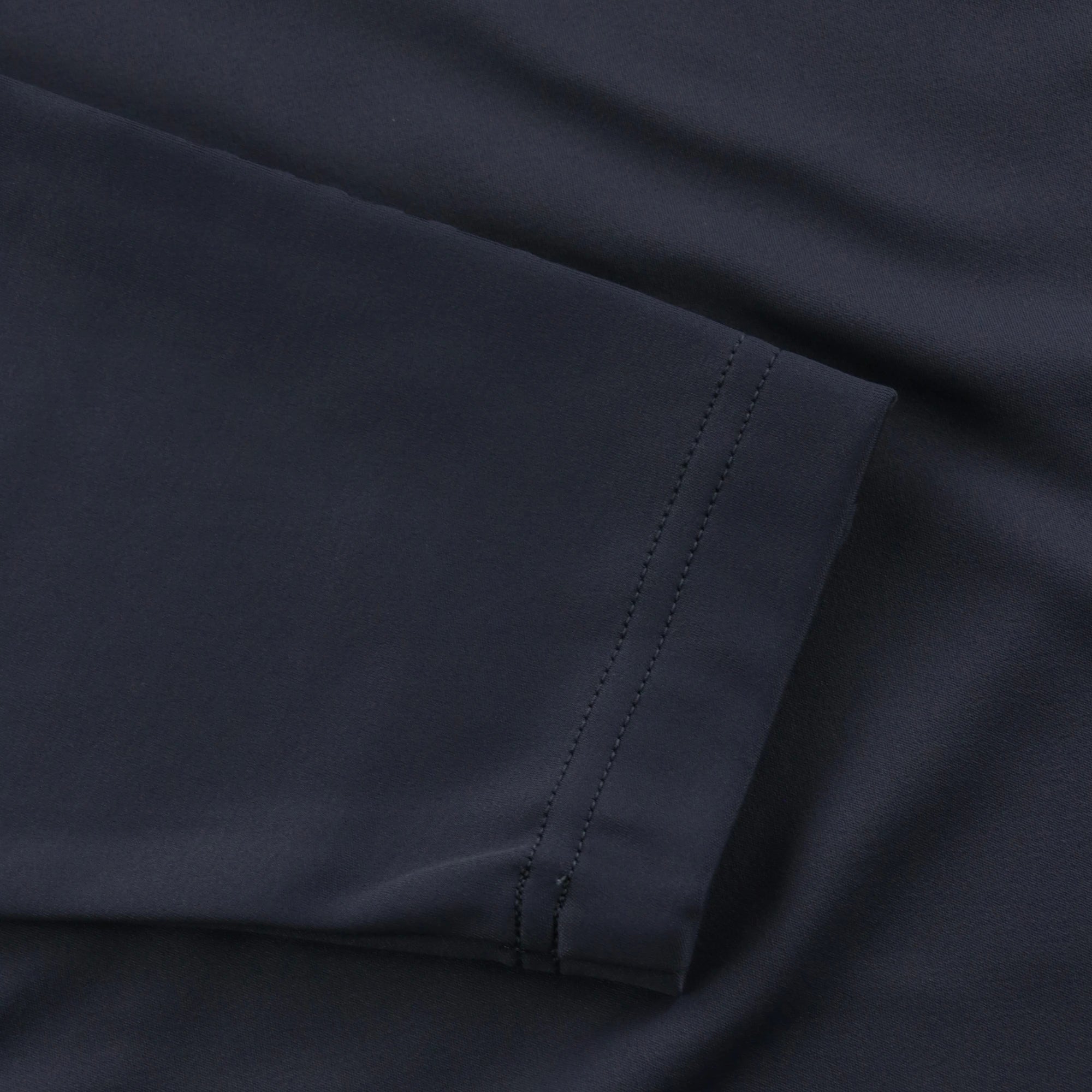 MEN Basic裏起毛ベア天竺 長袖モックネック ホワイト