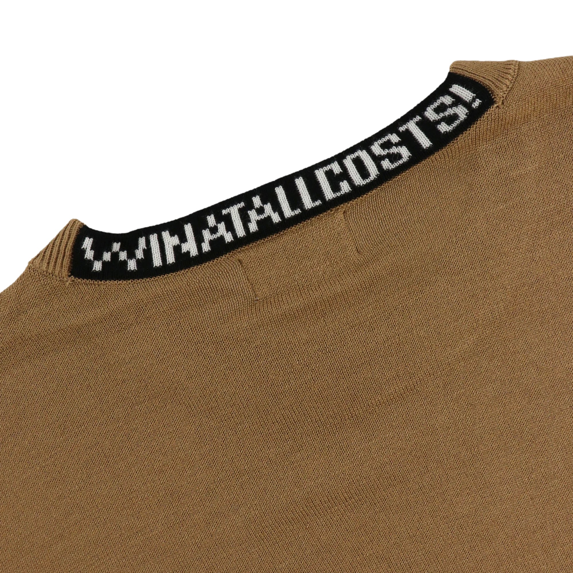 MENS Moistニット 長袖プルオーバー チャコール/072234720