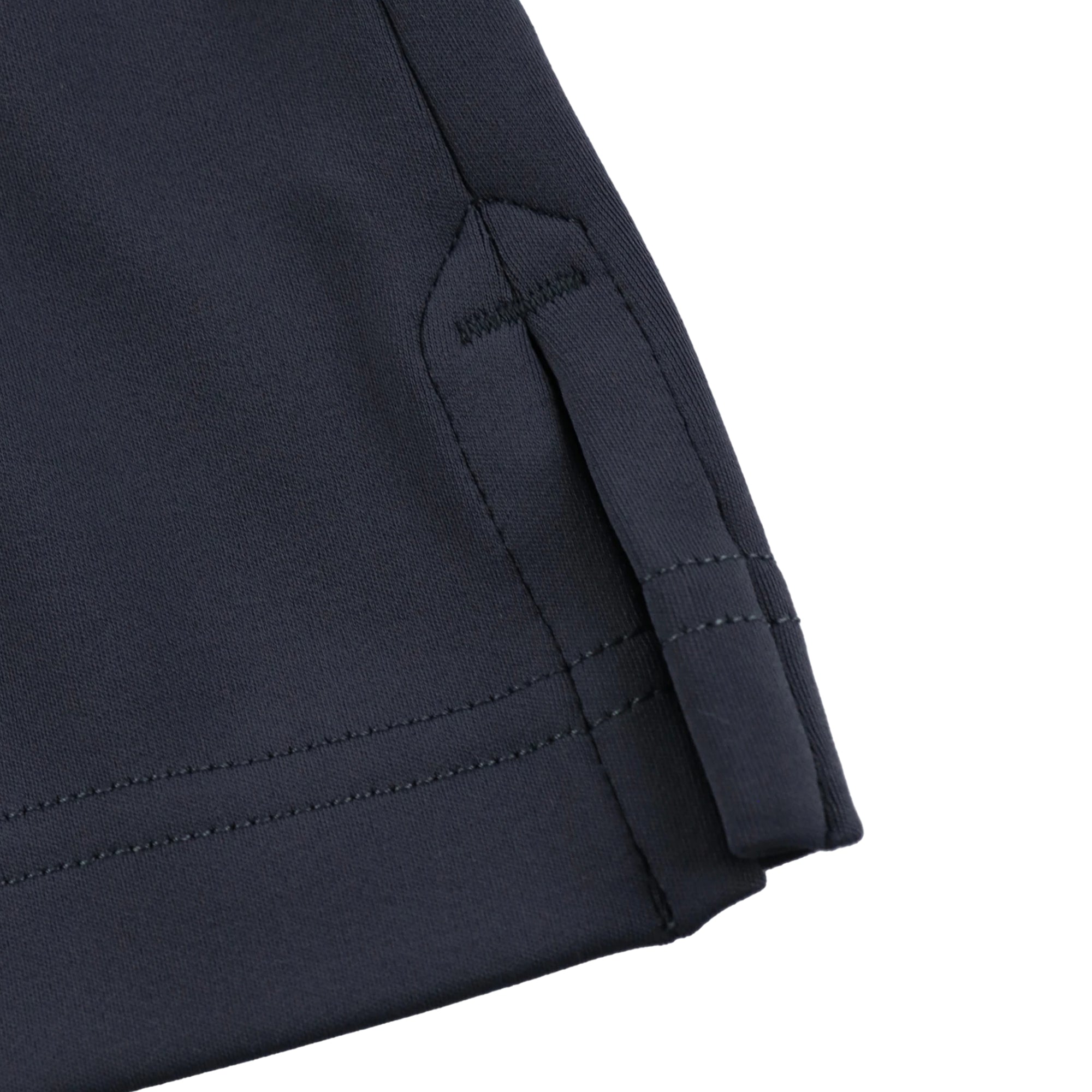 【23AW 新作】MENS Basic裏起毛ベア天竺 長袖モックネック ブラック/072234005