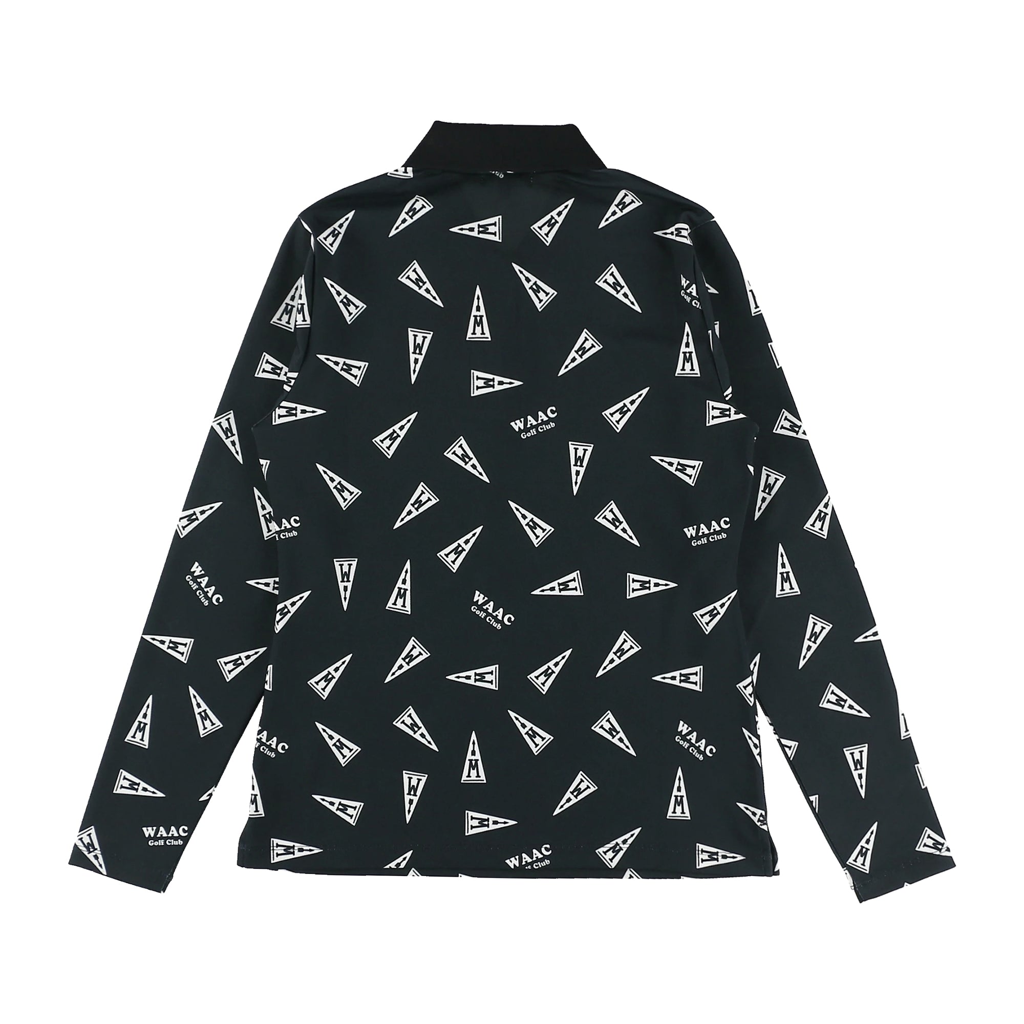 WOMENS ECOストレッチカノコ 長袖シャツ ブラック/072234070
