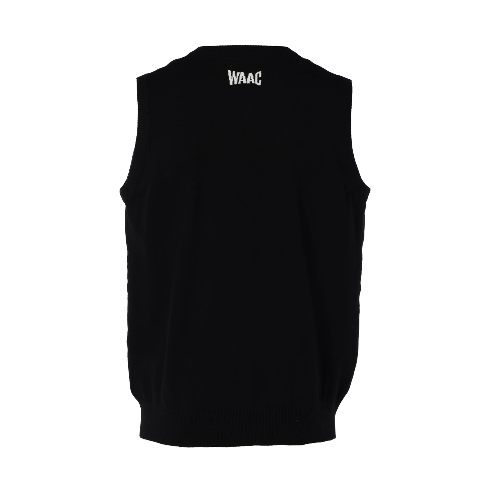 MENS ソフトタッチベーシックニットベスト ブラック/072242712