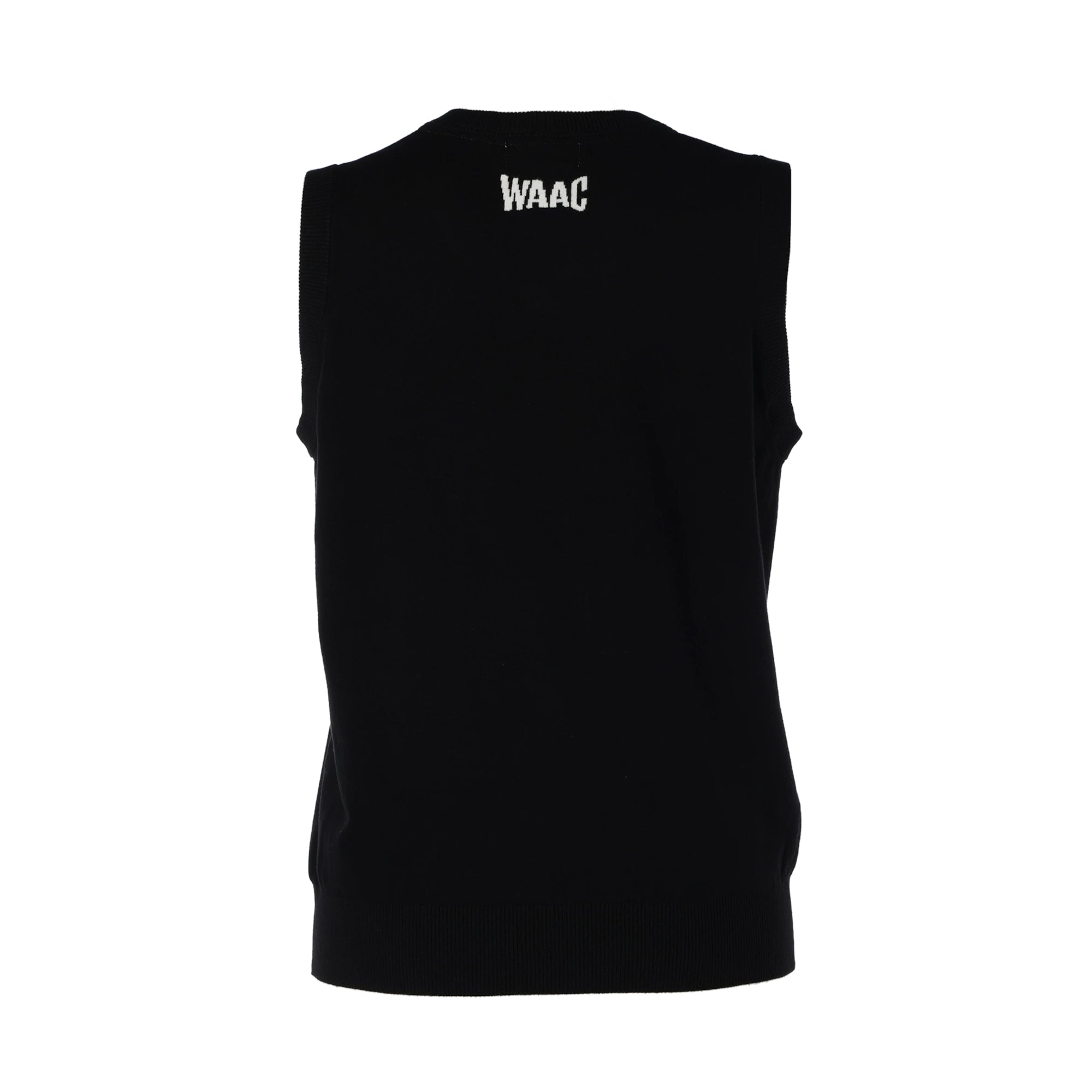 WOMENS ソフトタッチベーシックニットベスト ブラック/072242761