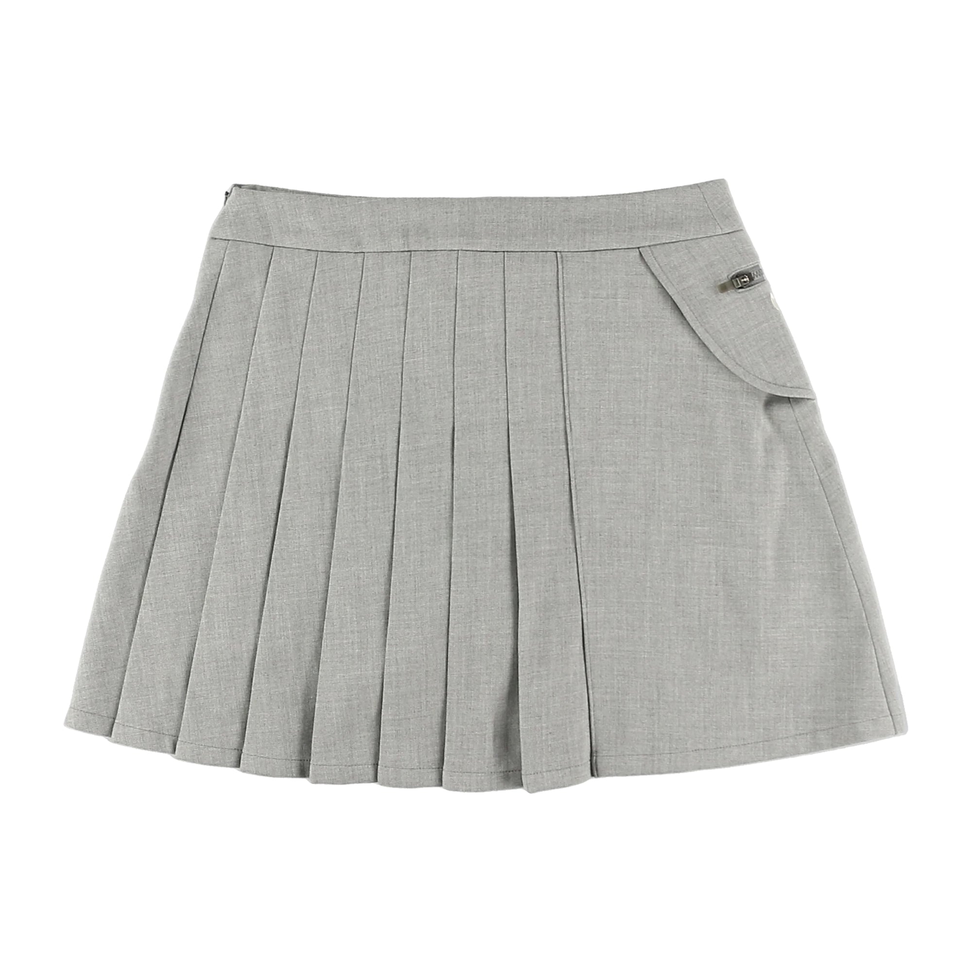 WOMENS 2WAY brushing スカート 杢グレー/072234390