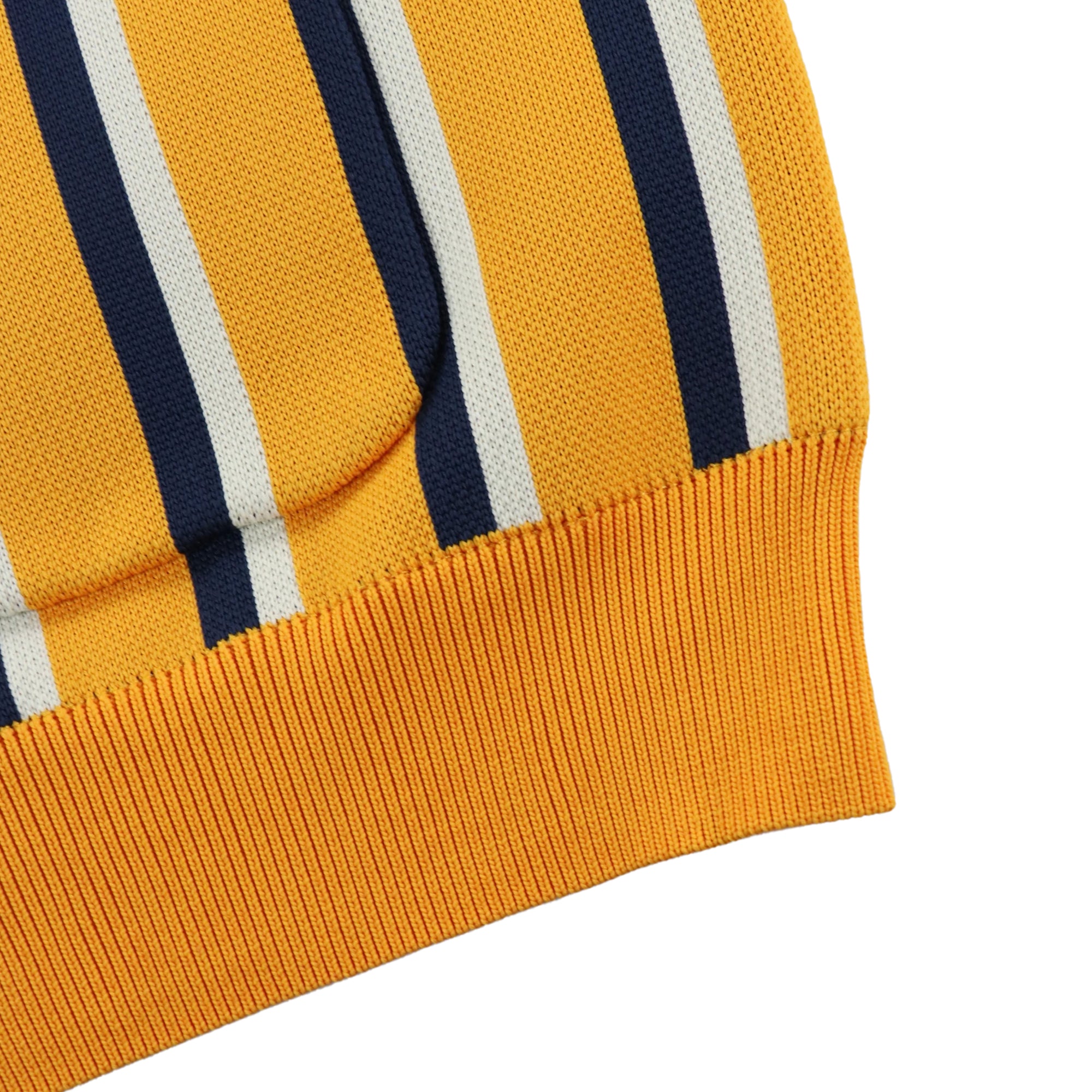 MEN 裏付マイクロスリームカーディガン マスタード