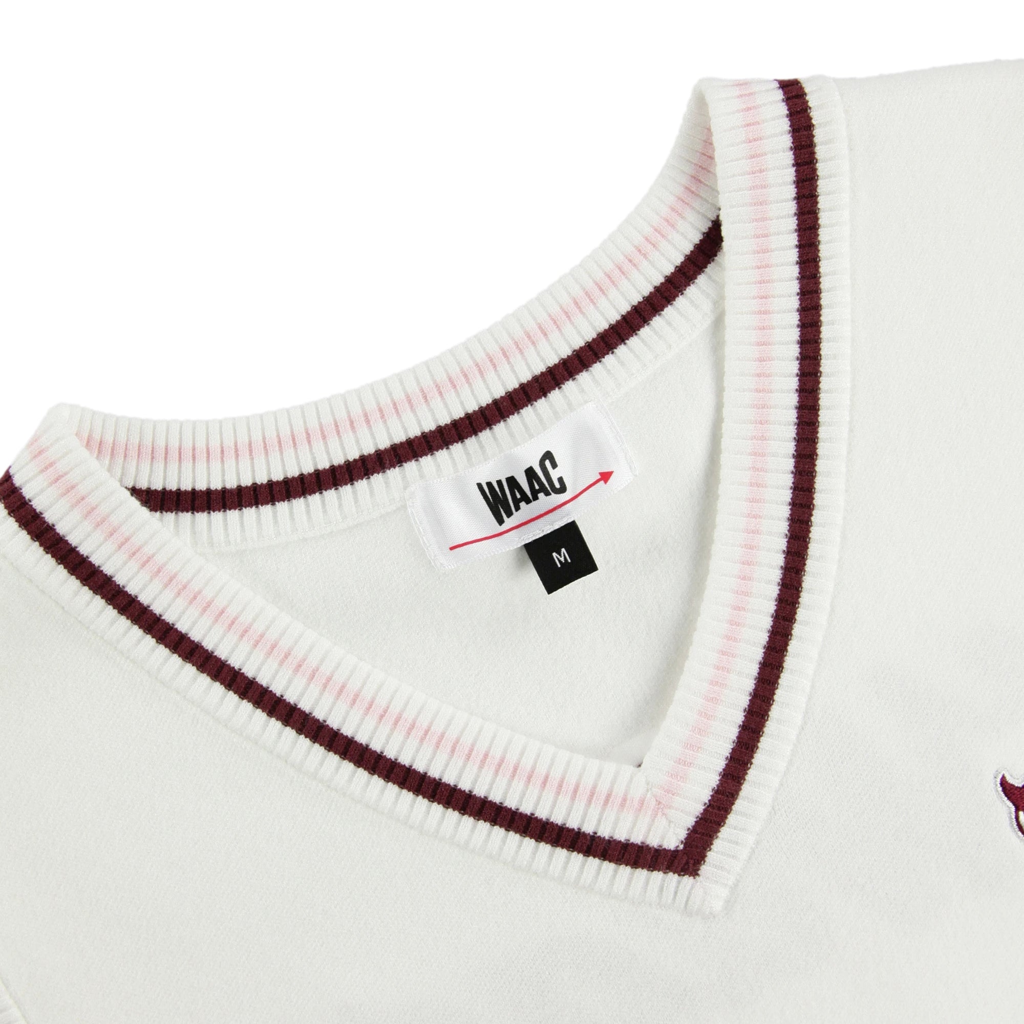 WOMENS カラーラインニットベスト ネイビー/072242780