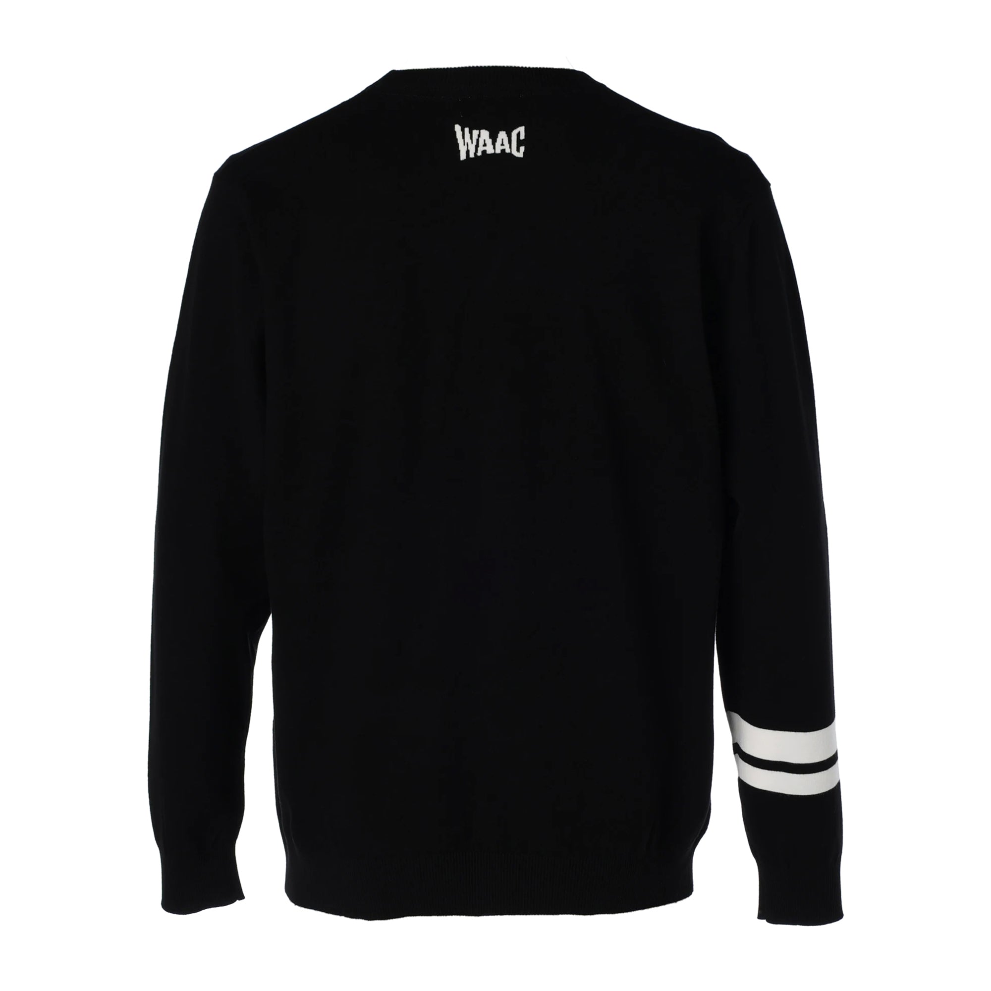 MENS ソフトタッチベーシックニット 長袖プルオーバー ブラック/072242711