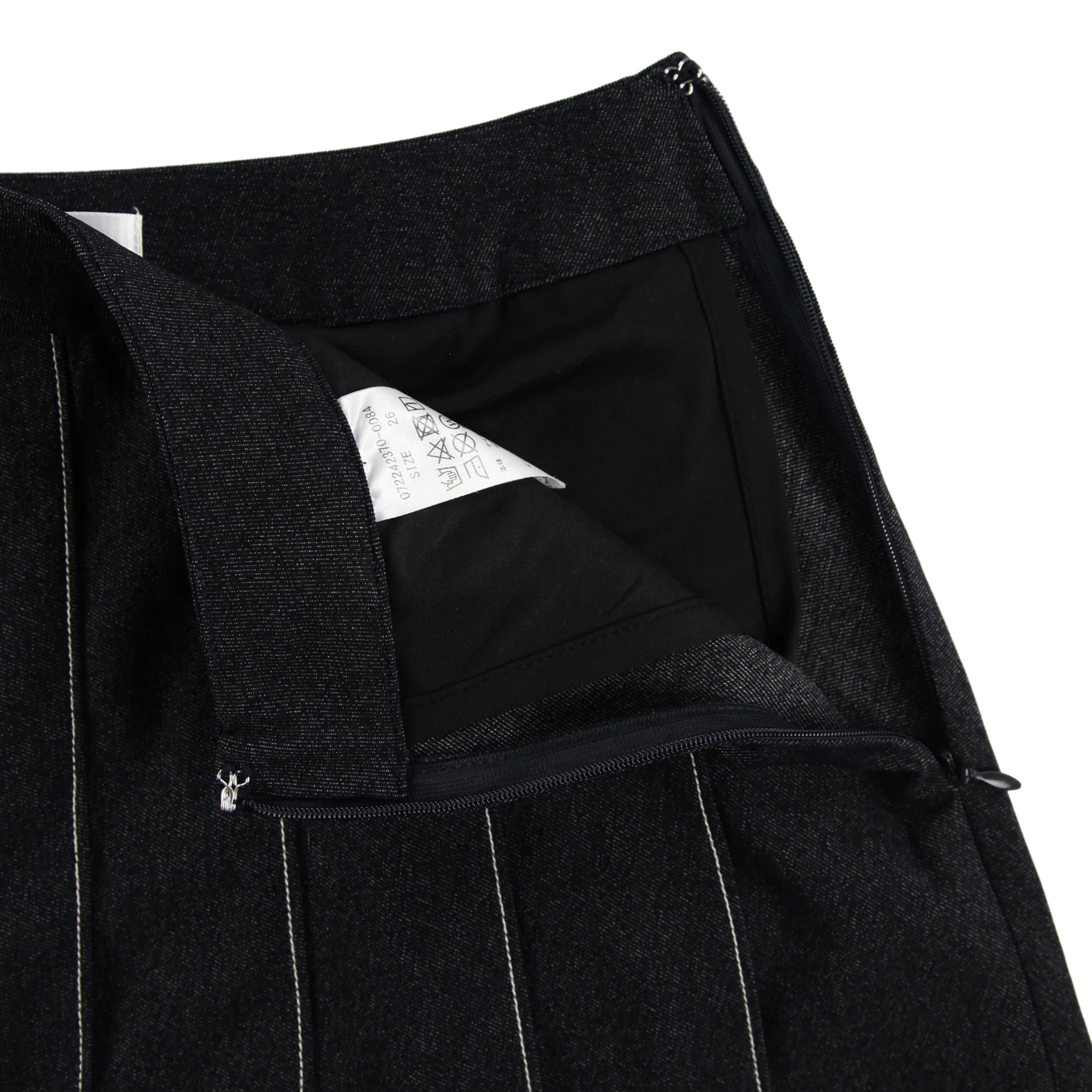 WOMENS デニムライク2WAY スカート ベージュ/072242370