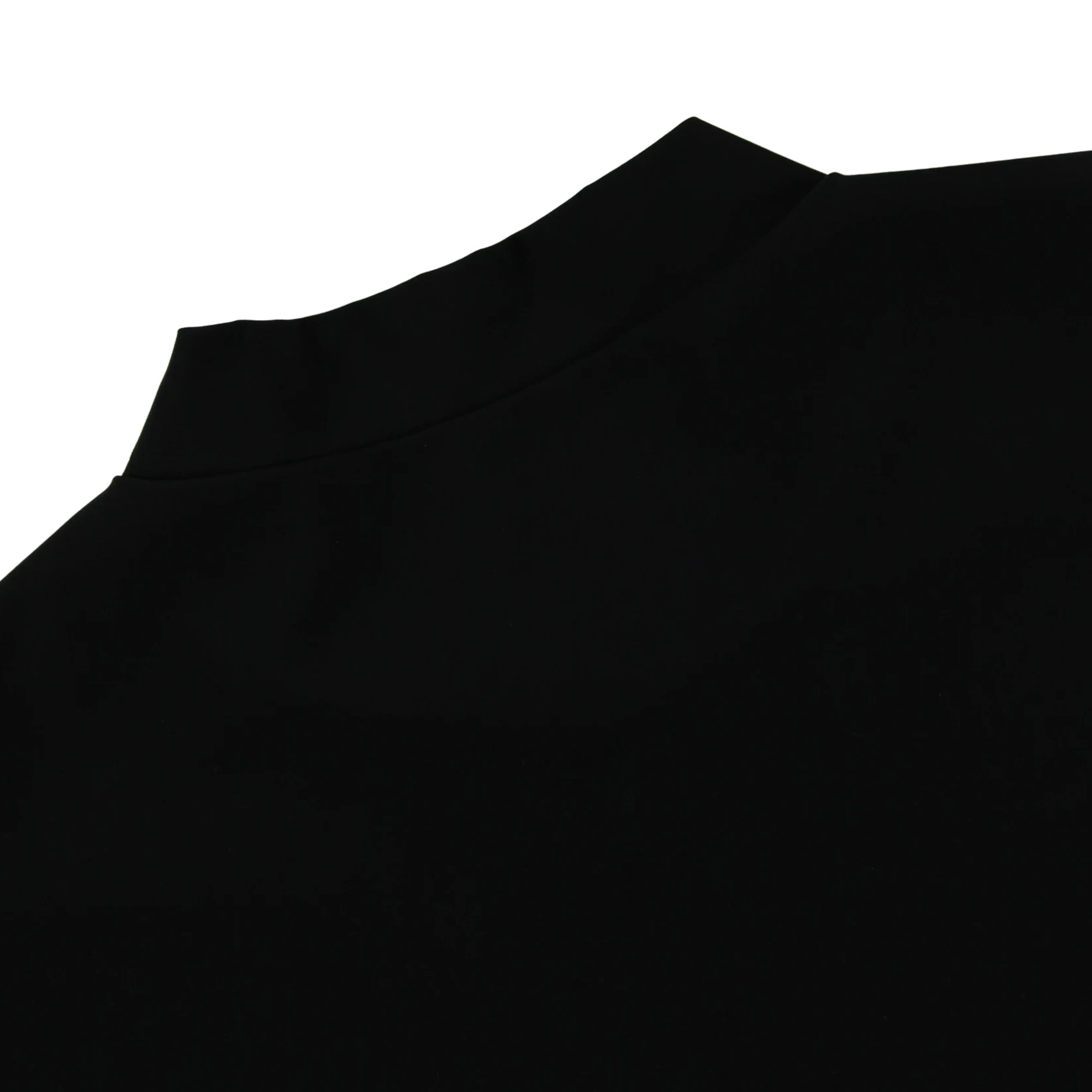 MENS Carvicoスムース 半袖モックネック ブラック/072242040