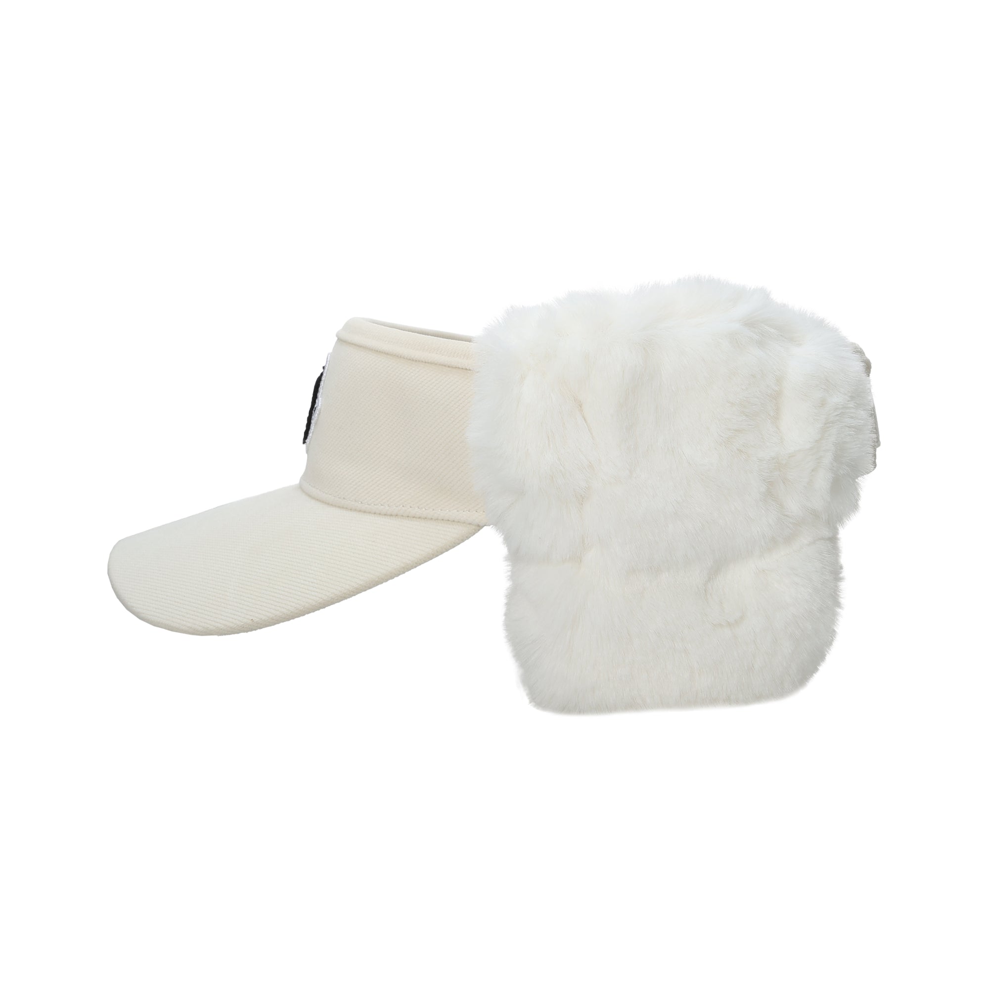 WOMENS イアーマフバイザー ブラック/072244836