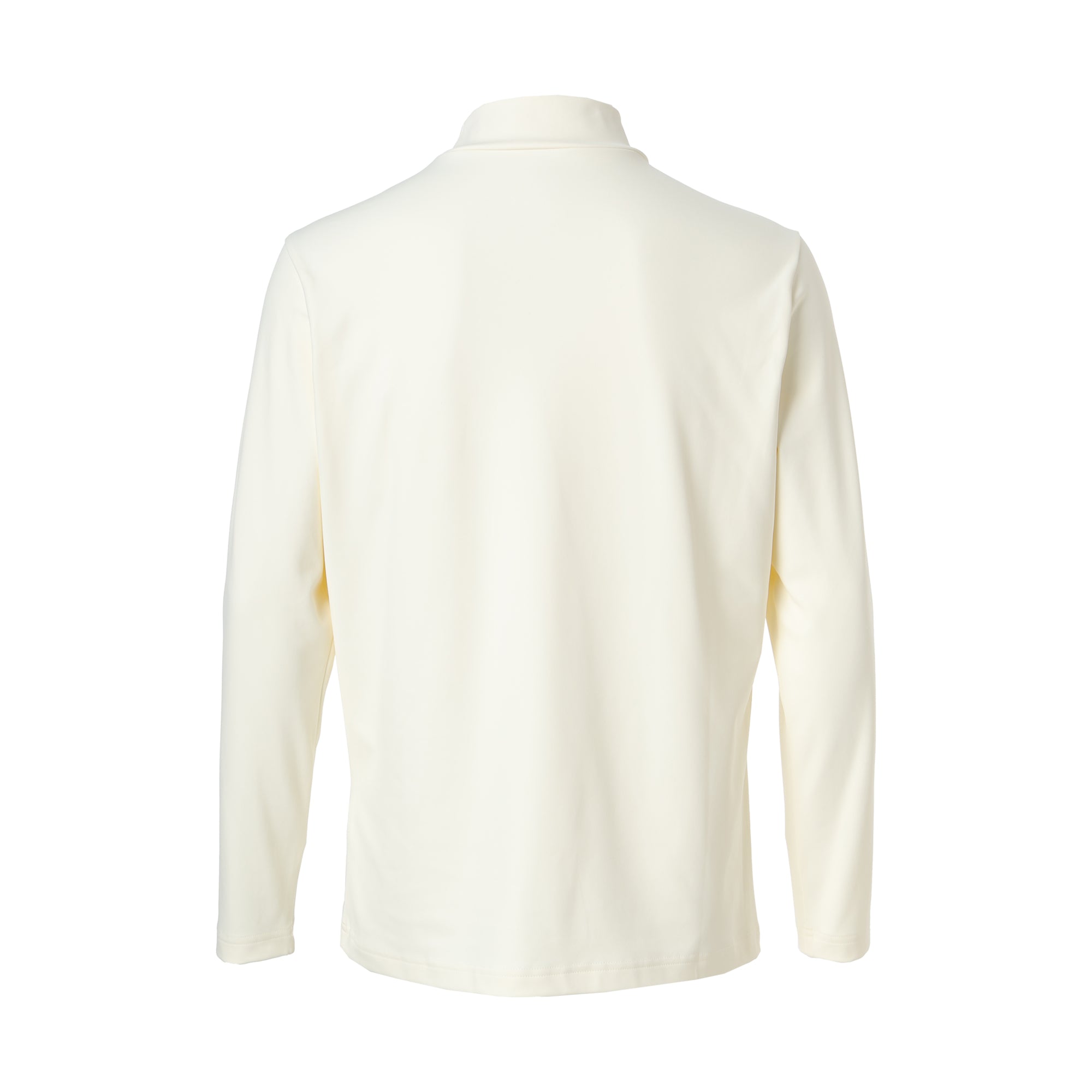 MENS PLAYERS EDITION BASIC裏起毛ベア天竺 長袖モックネック アイボリー/072244002