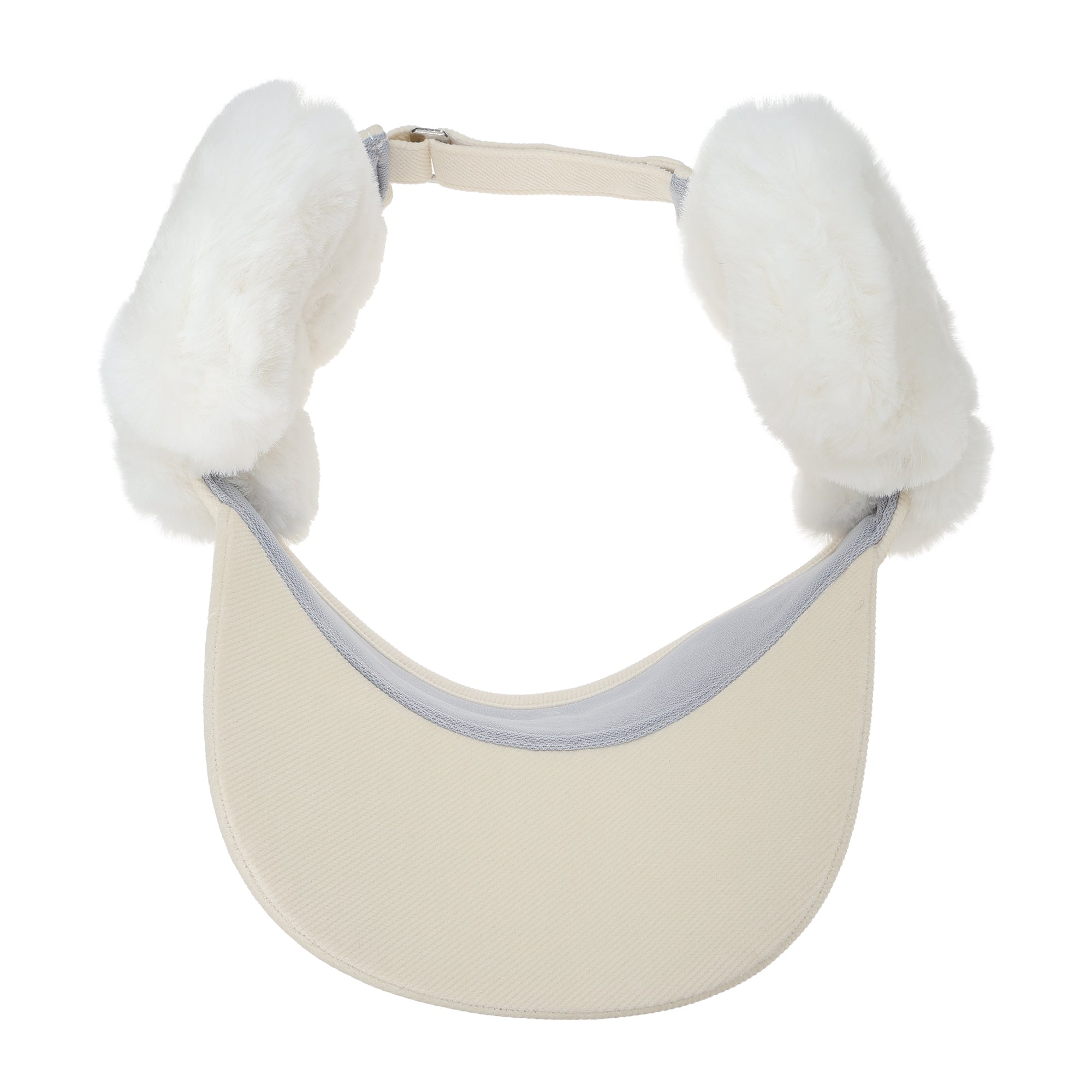 WOMENS イアーマフバイザー ブラック/072244836