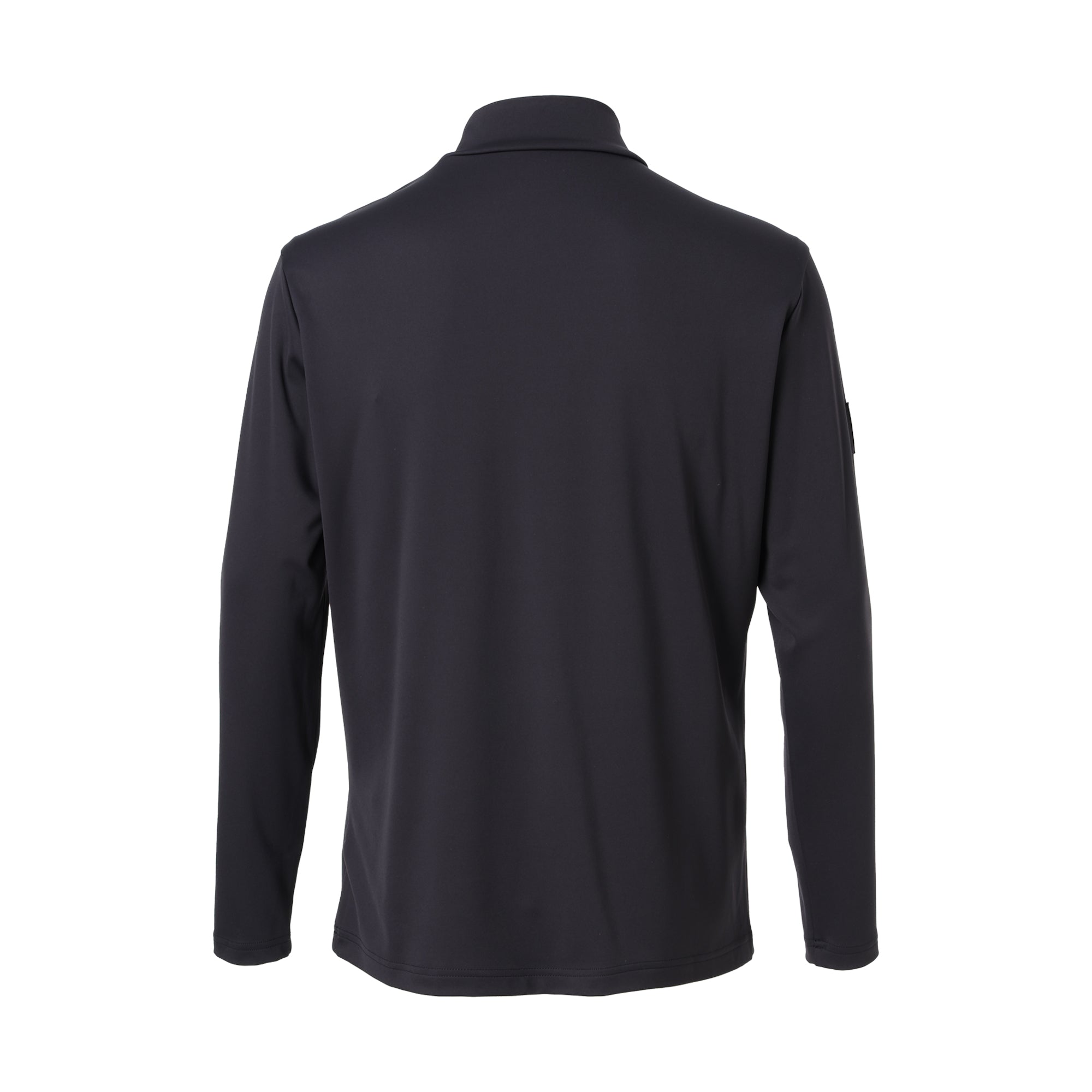 MENS PLAYERS EDITION BASIC裏起毛ベア天竺 長袖モックネック ブラック/072244002