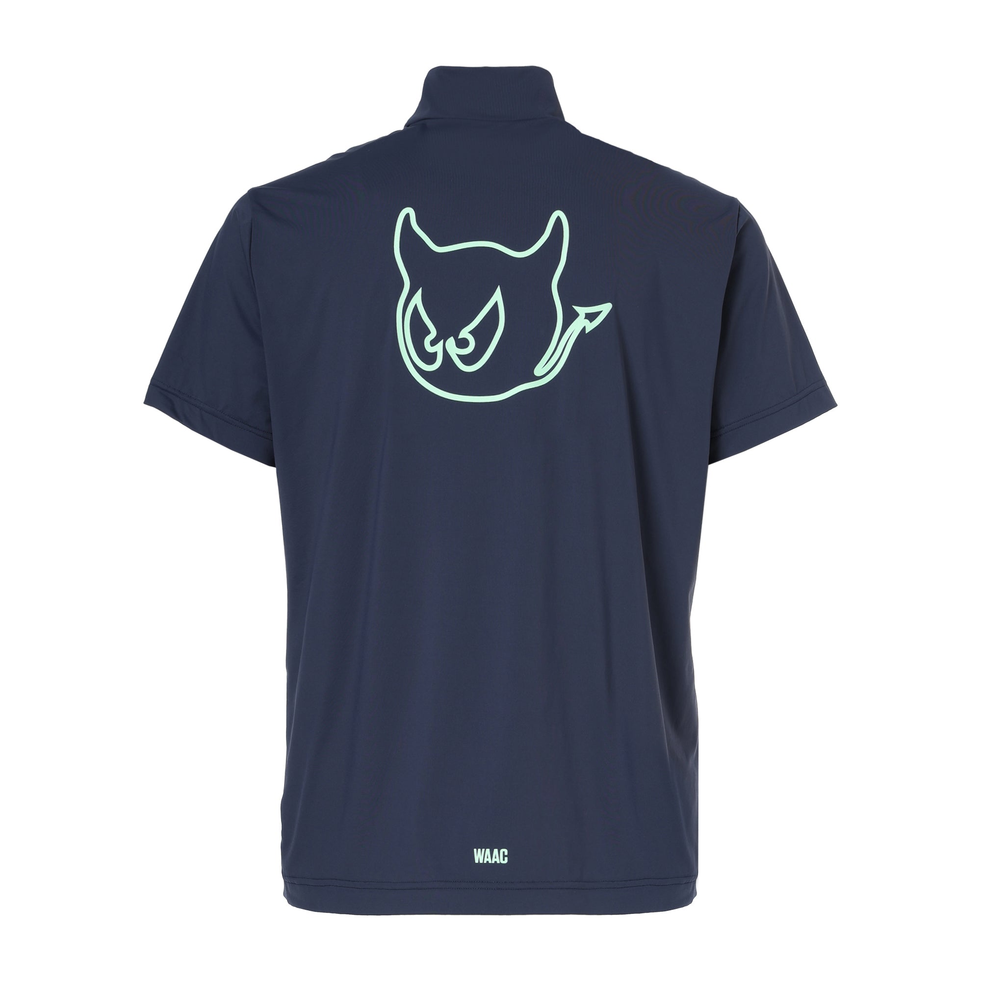 【25SS 新作】MEN アウトラインWAACKYモックネック ネイビー