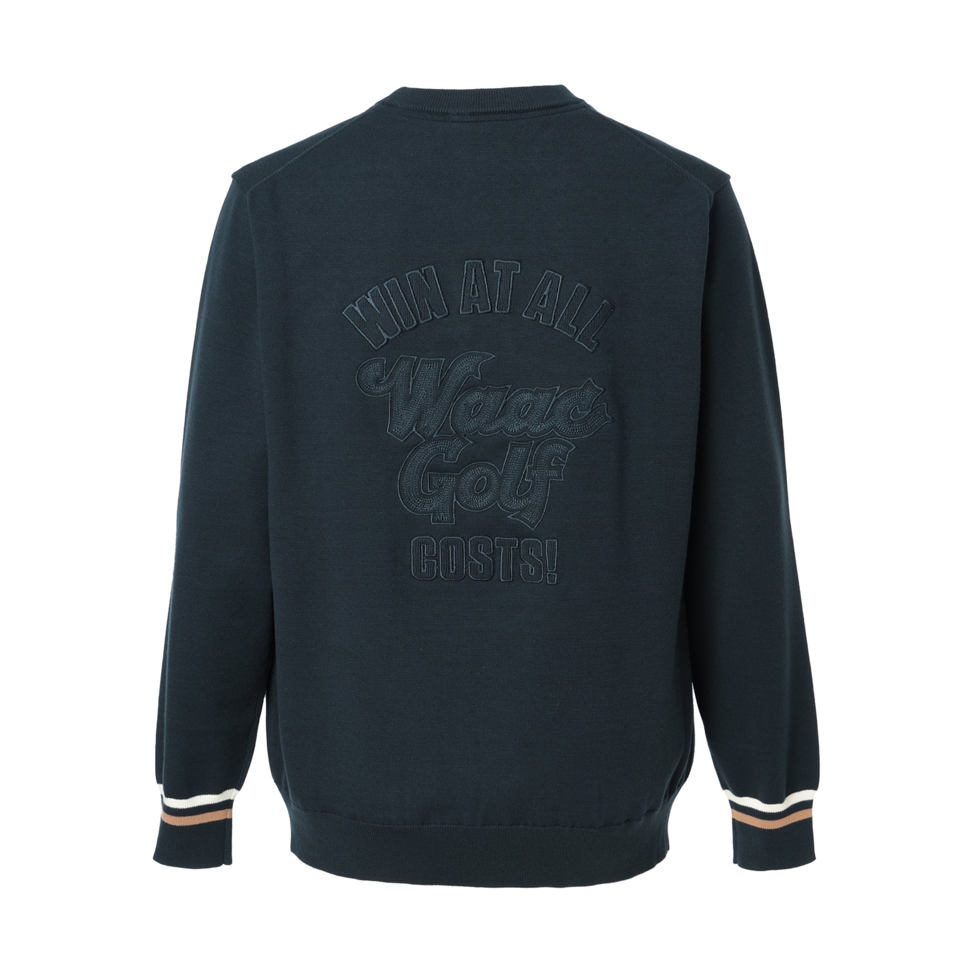 MEN シーズナルソフトタッチニット ダークグリーン