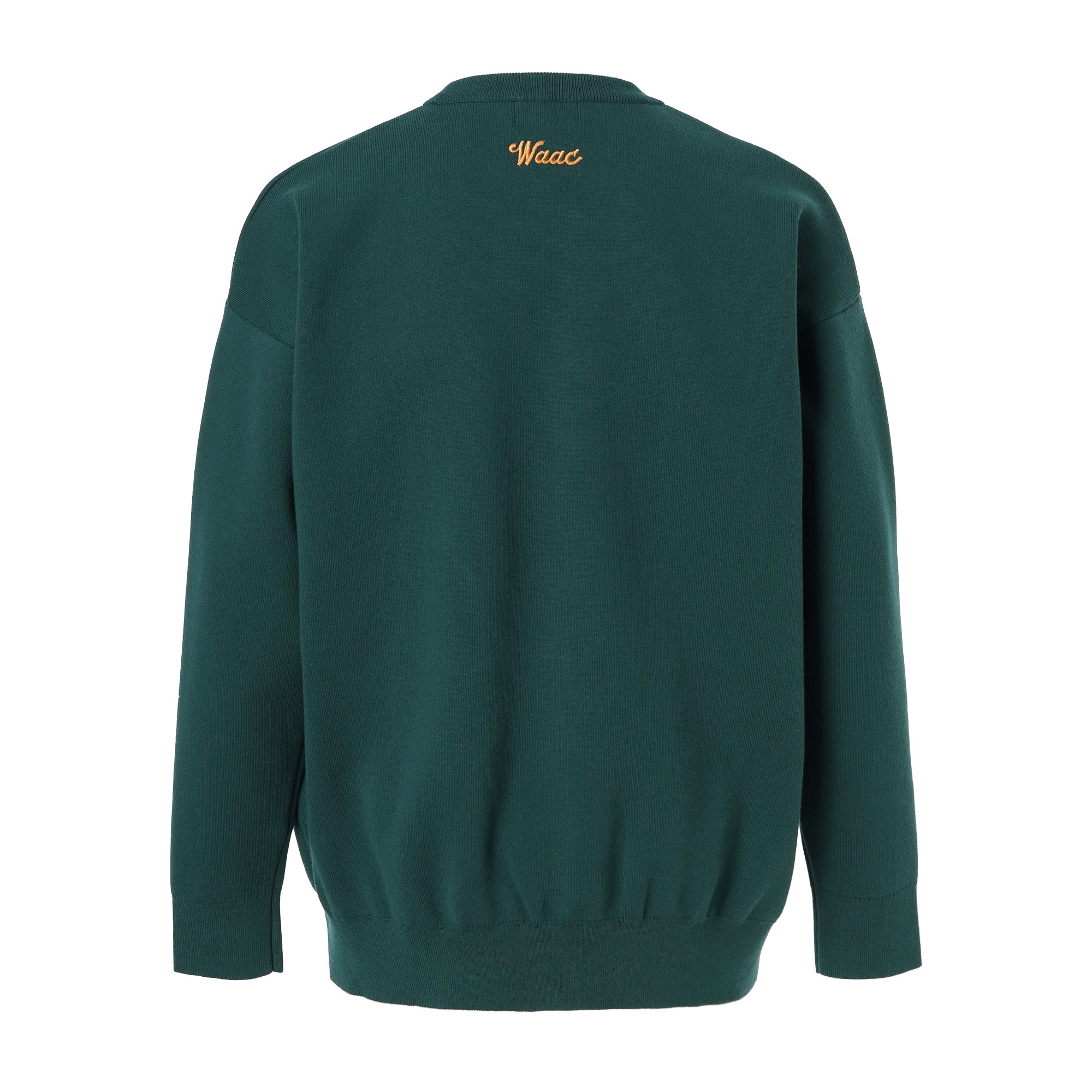 MENS バケハWAACKY ニットスウェット ダークグリーン/072244031