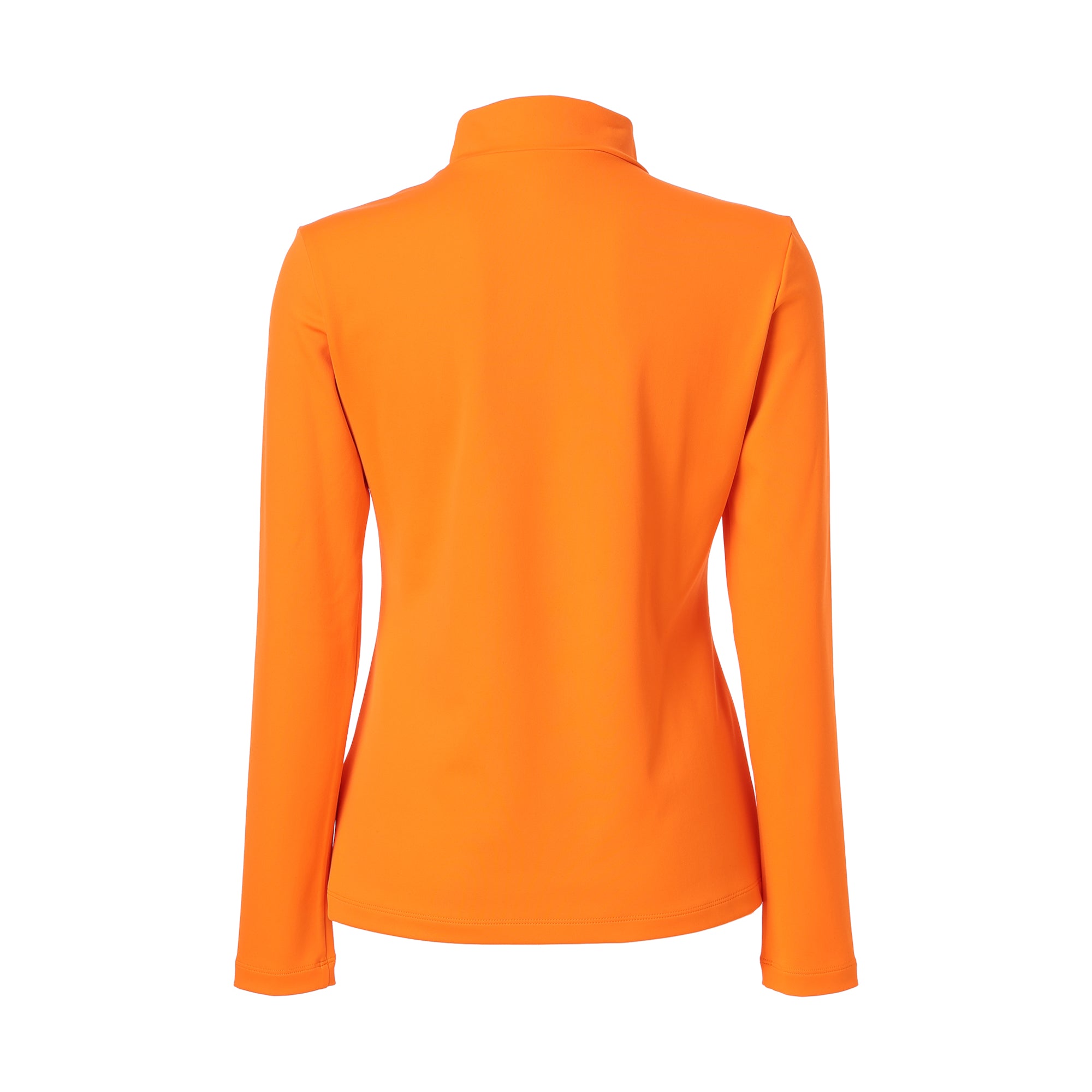 WOMENS PLAYERS EDITION BASIC裏起毛ベア天竺 長袖モックネック オレンジ/072244052