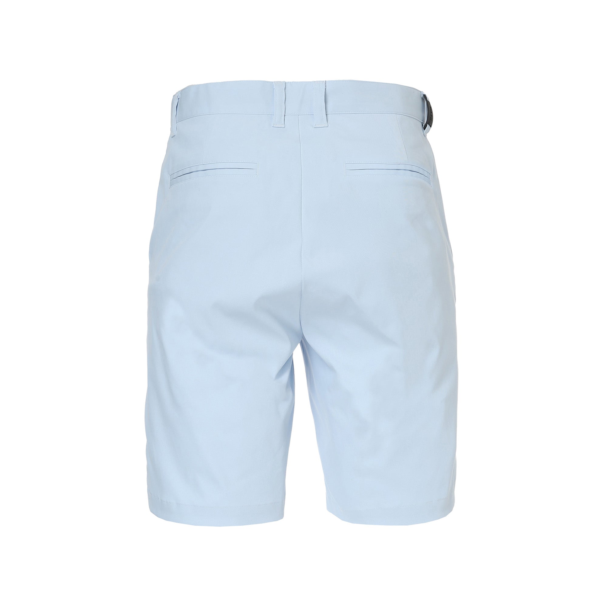 MEN スパンライク チノハーフパンツ ブルー