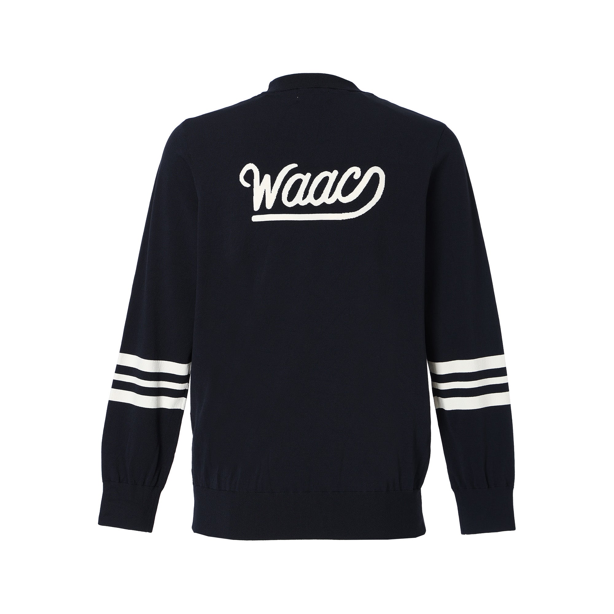 MEN ドライタッチ サマーニットプルオーバー ネイビー