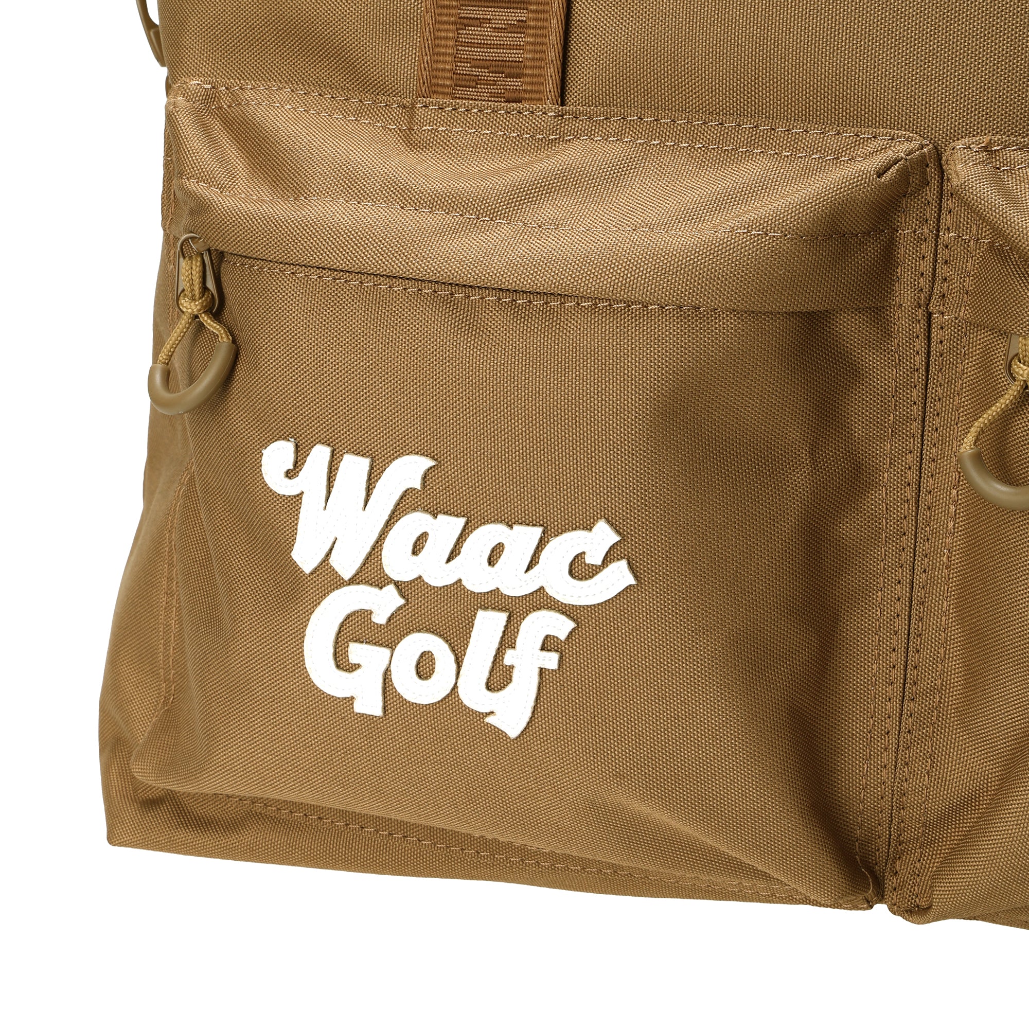 UNISEX CITY LINE ボストンバッグ ベージュ