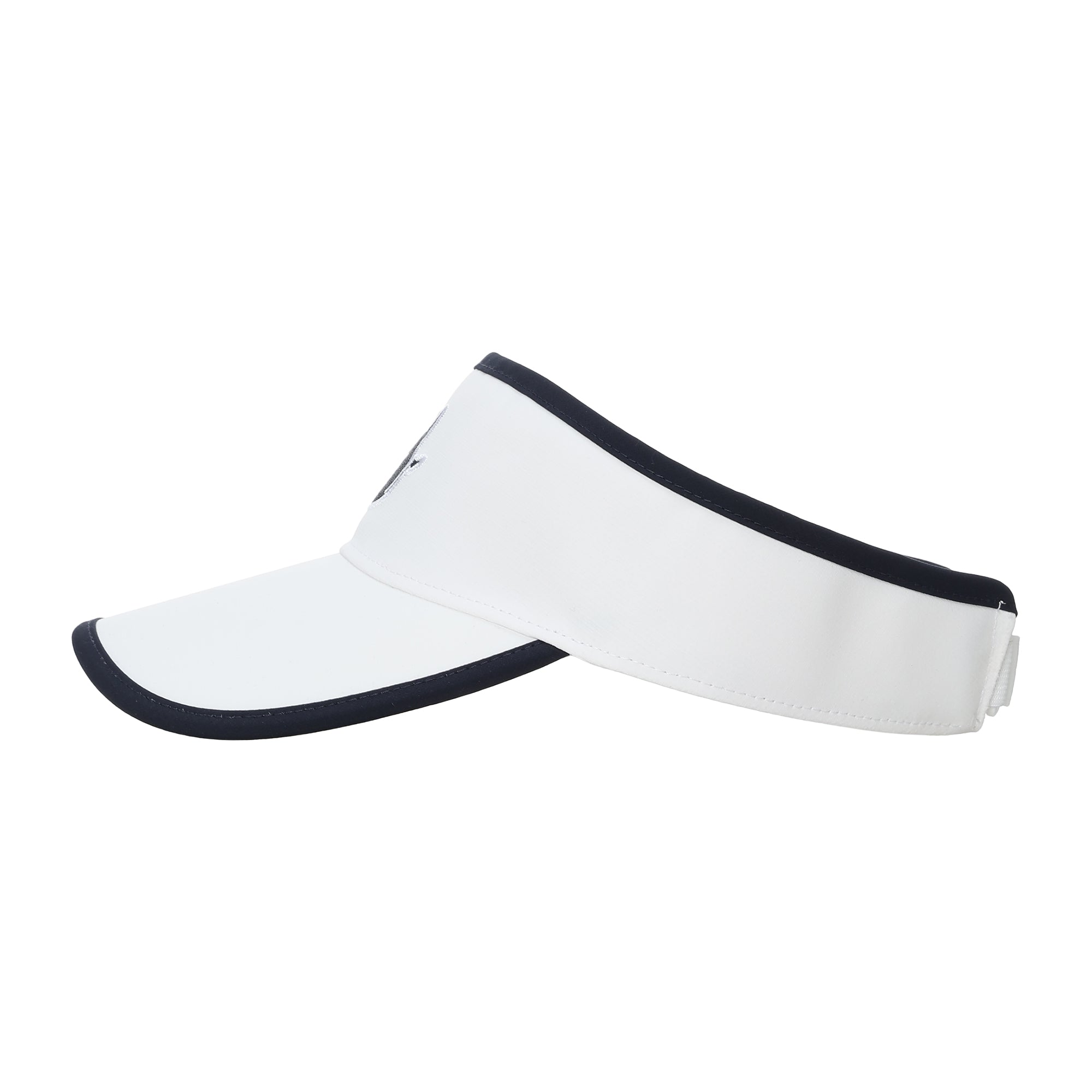 UNISEX リボン付きバイザー ホワイト