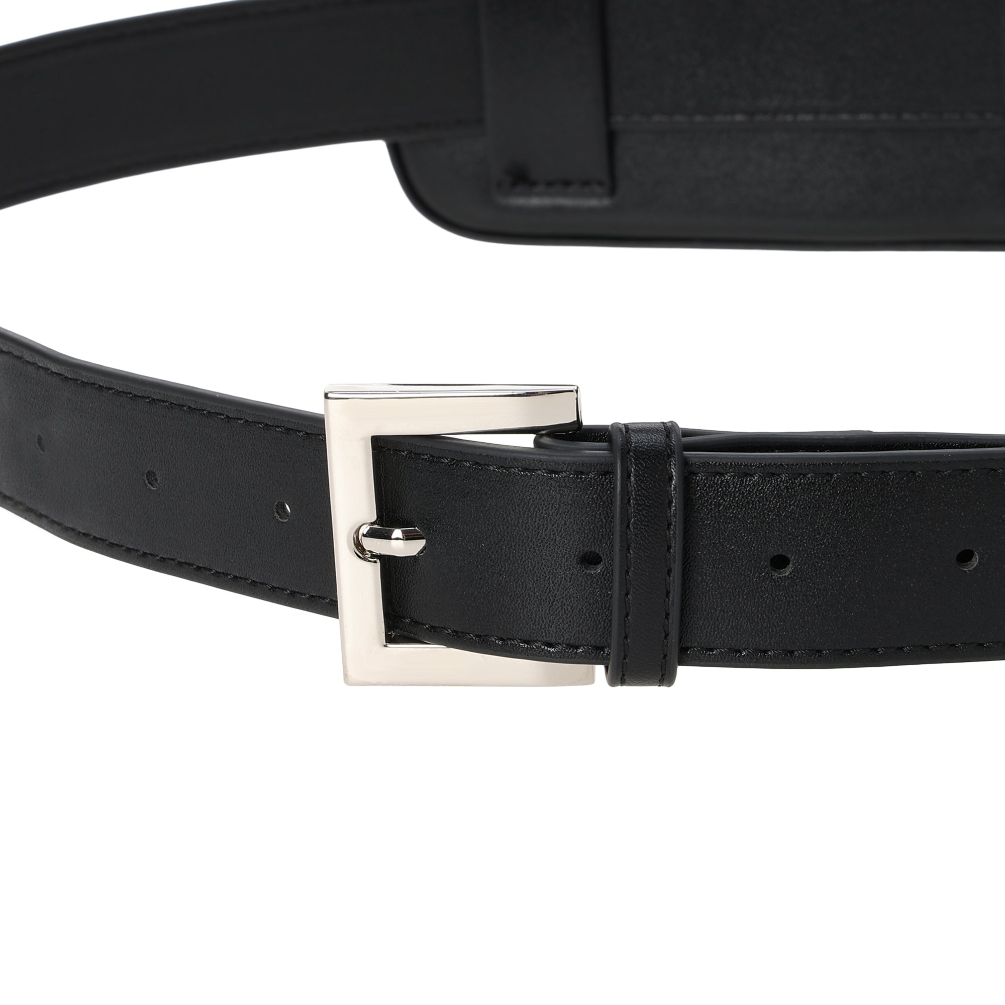 UNISEX クラシックキャンバスウエストバッグ ブラック