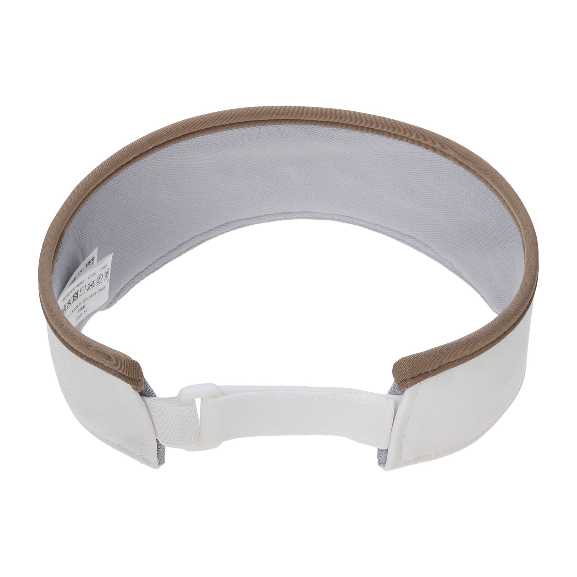 WOMEN リボンバイザー ベージュ