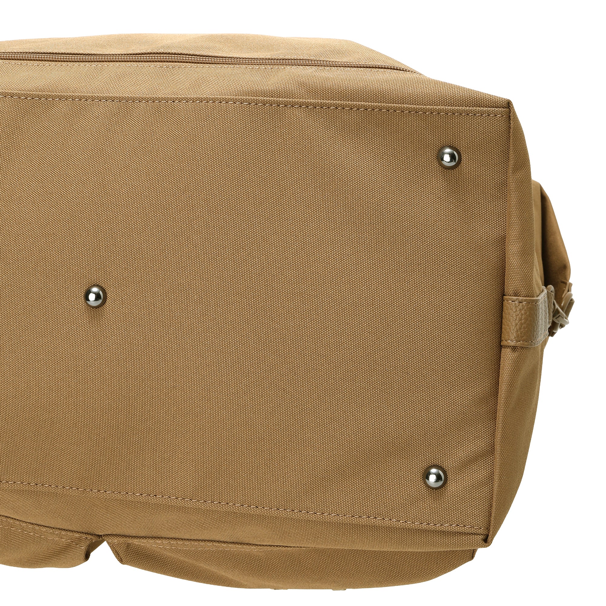 UNISEX CITY LINE ボストンバッグ ベージュ