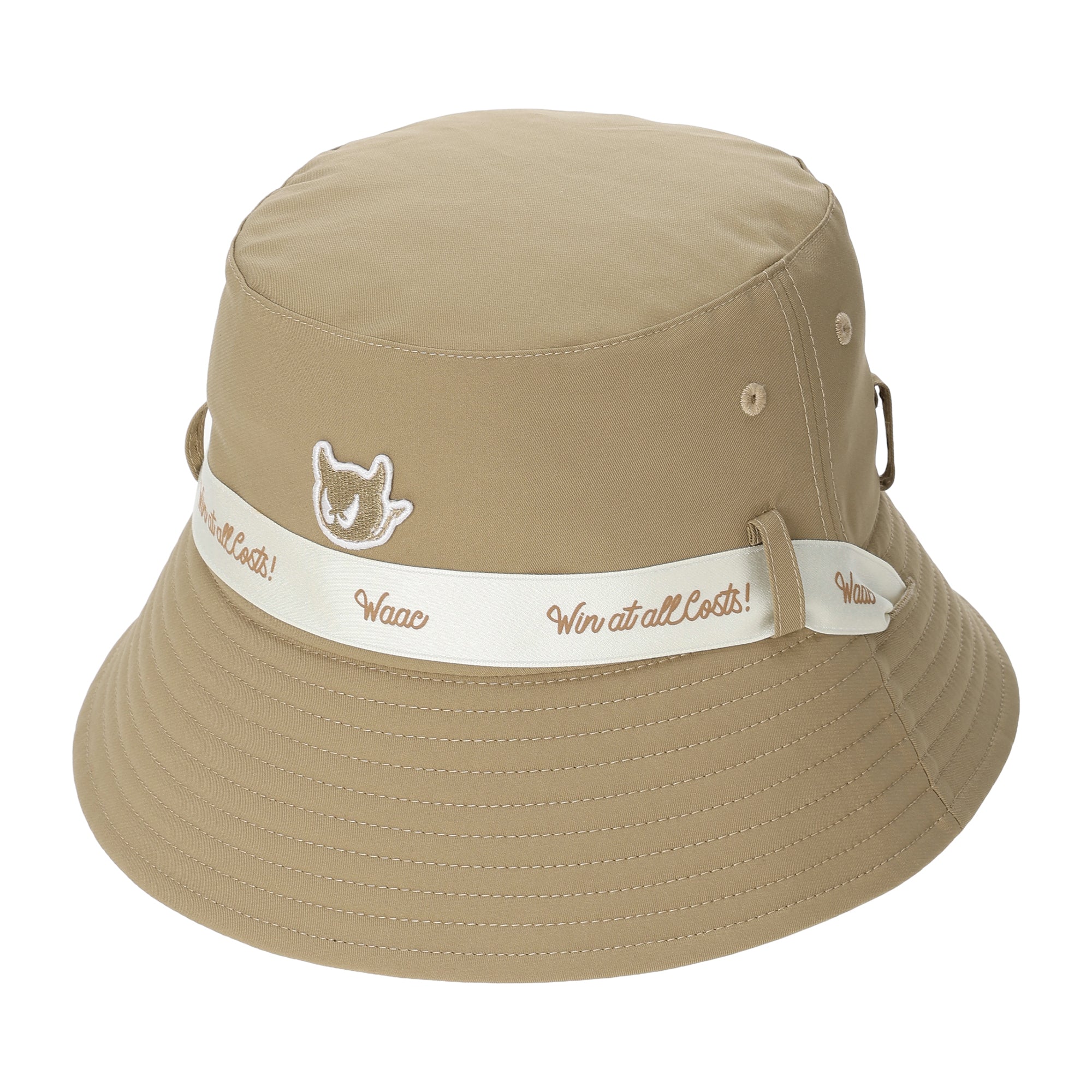 UNISEX リボンバケットハット ホワイト