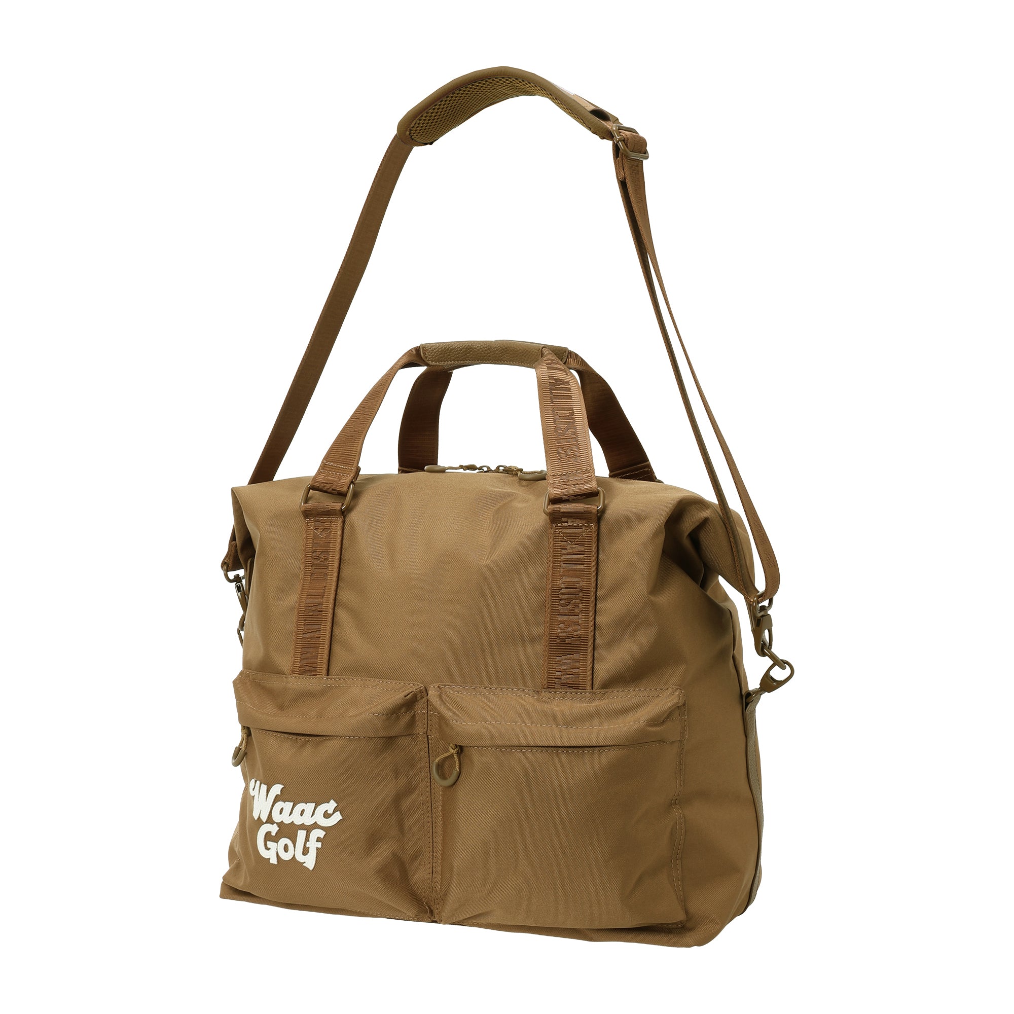 UNISEX CITY LINE ボストンバッグ ベージュ