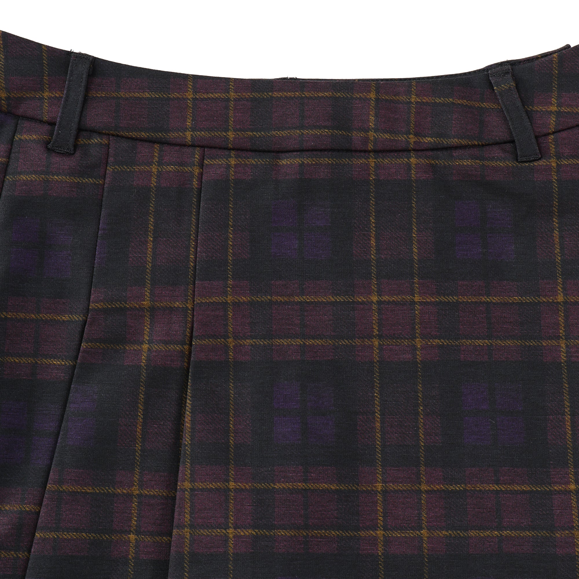 WOMENS シーズンチェックスカート ティールブルー/072244371