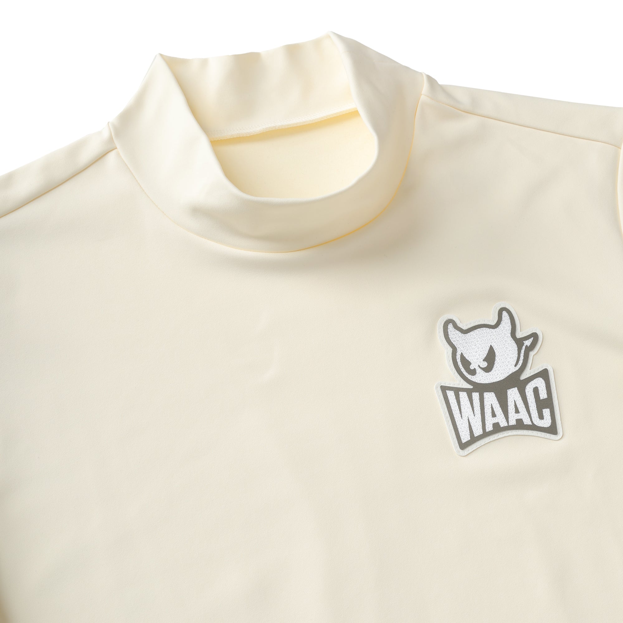 【24AW】WOMENS PLAYERS EDITION BASIC裏起毛ベア天竺 長袖モックネック アイボリー/072244052