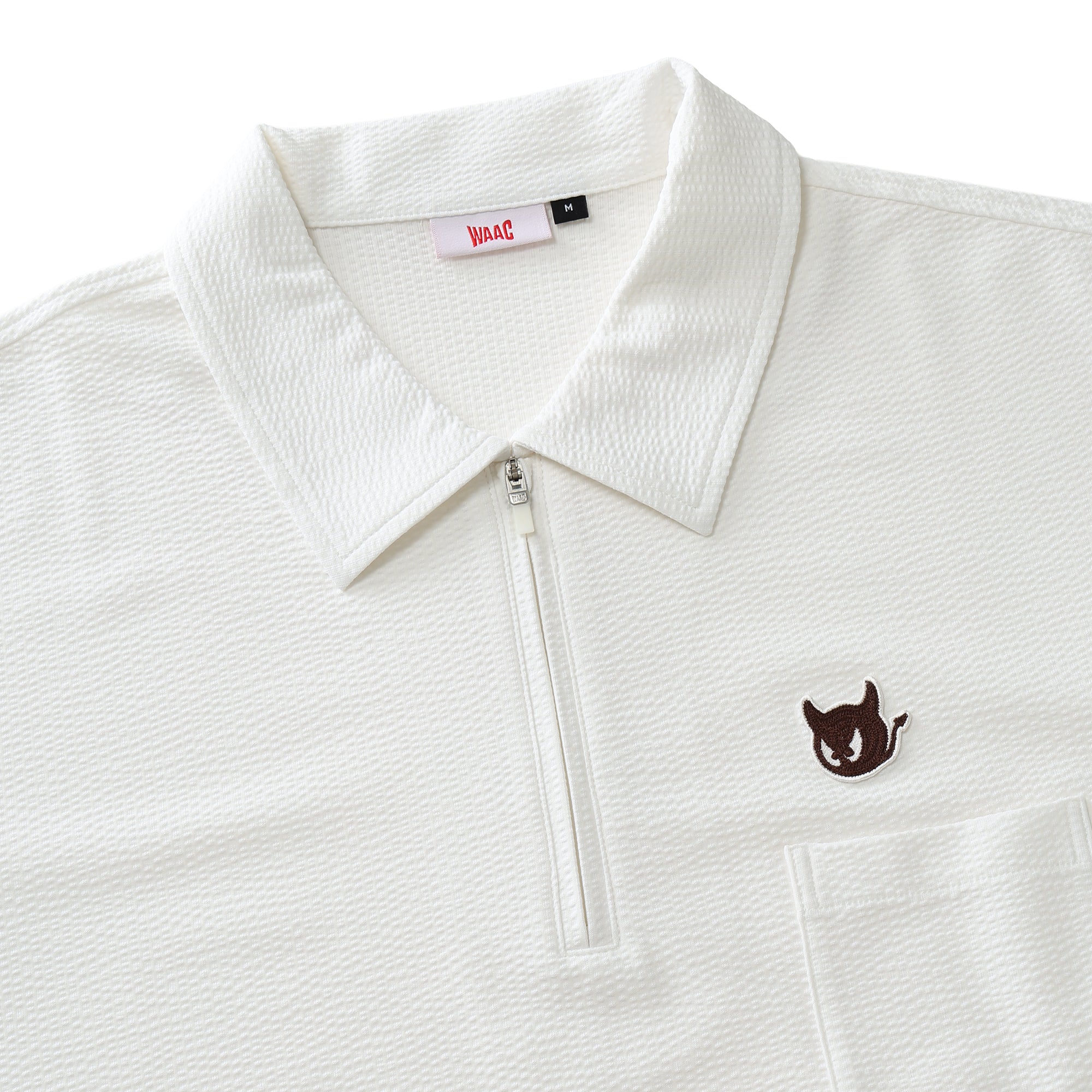 MEN ストレッチサッカー ICE CREAM WAACKYポロ ネイビー