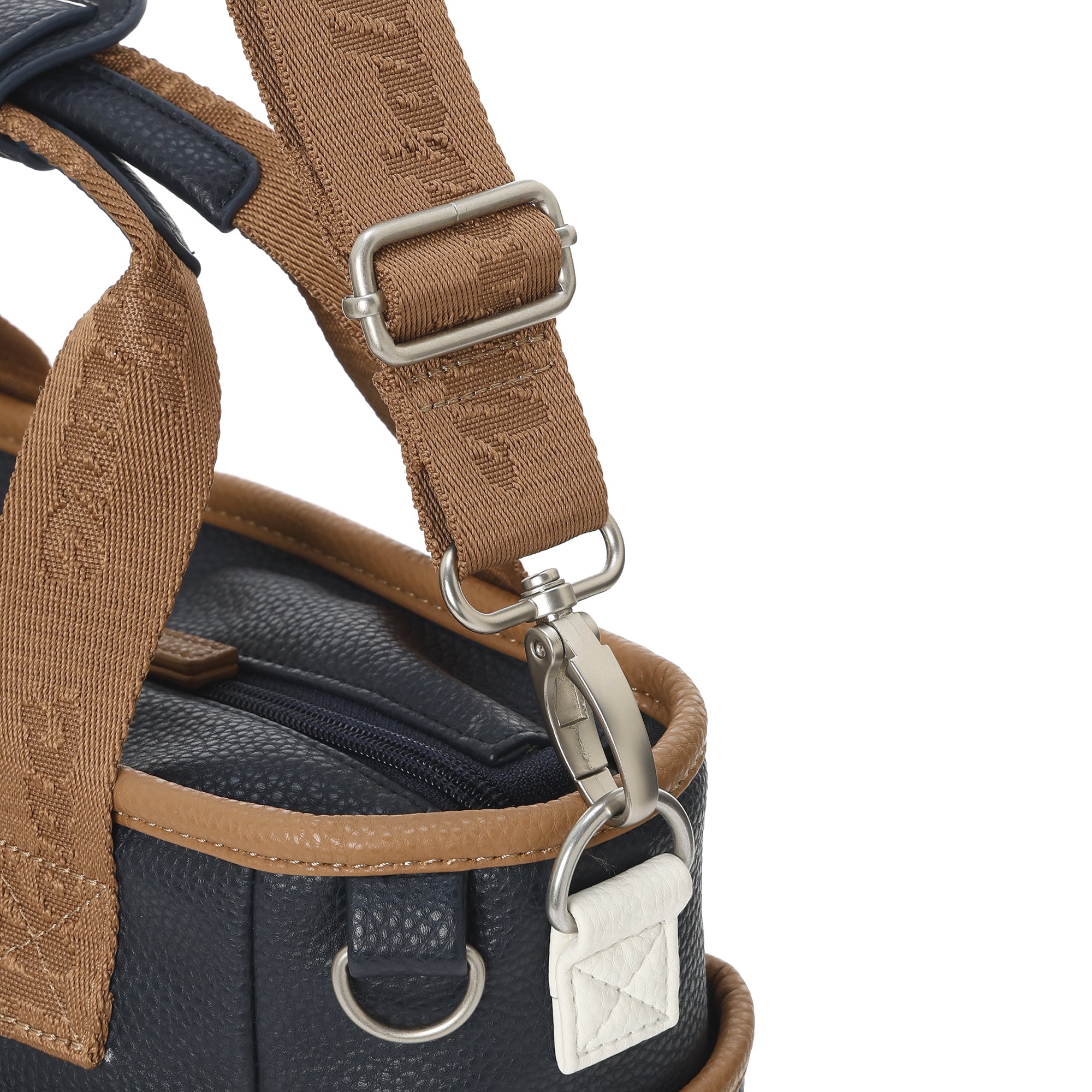 Grainy Synthetic Leather カートバッグ アイボリー