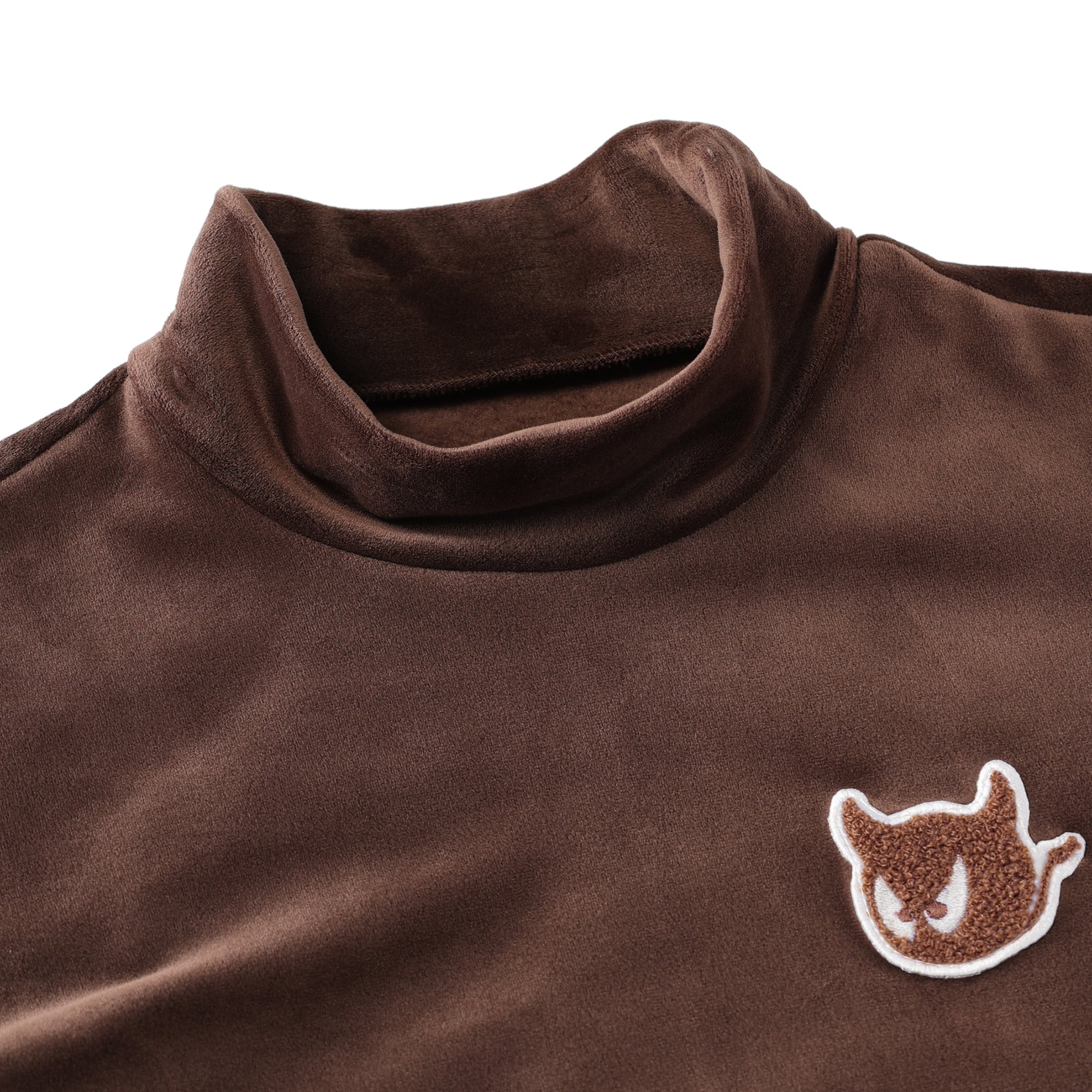 WOMEN BOMBER HEAT®ベロア ブラウン