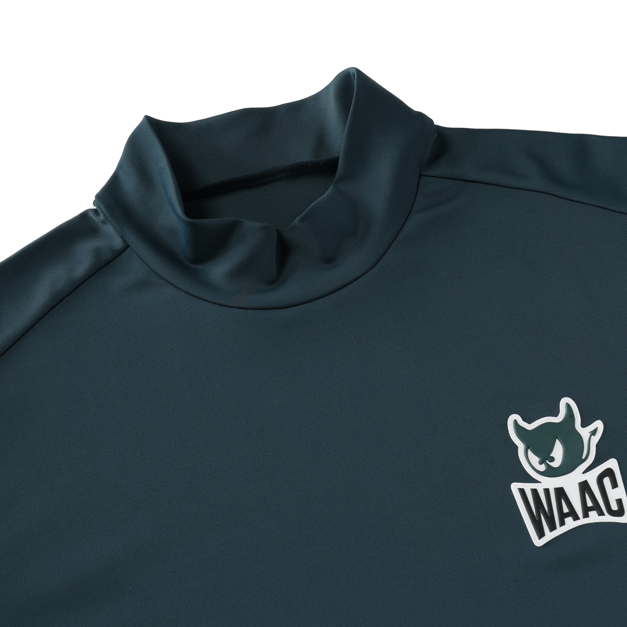 MENS PLAYERS EDITION BASICベア天竺 長袖モックネック ダークグリーン/072244000