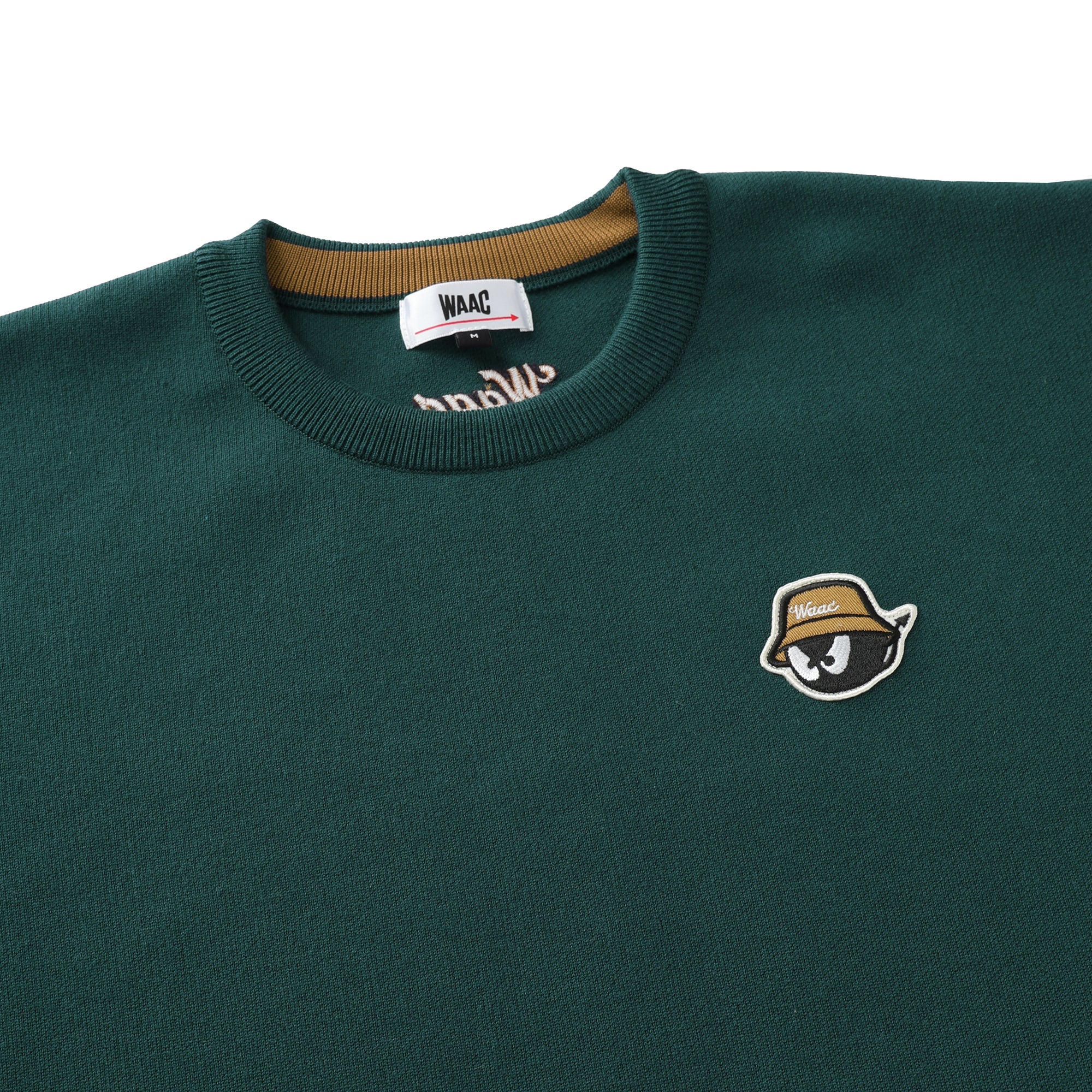 MENS バケハWAACKY ニットスウェット ダークグリーン/072244031