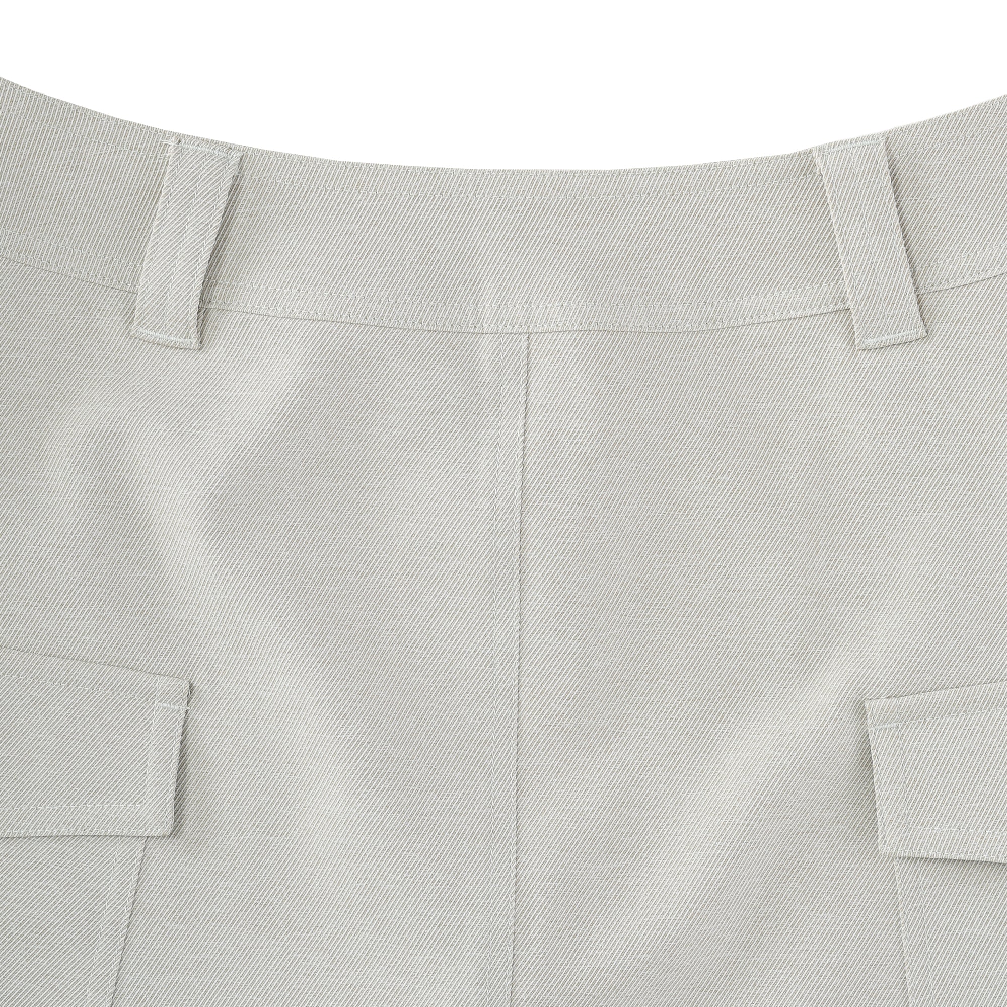 WOMEN バックプリーツスカート ブラック