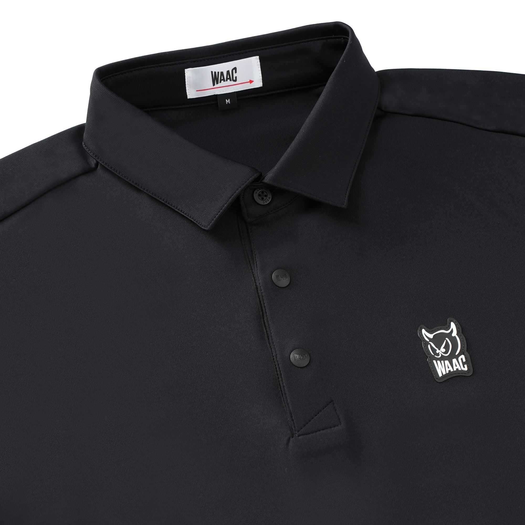 MENS ファンクショナルポロシャツ ブラック/072244020