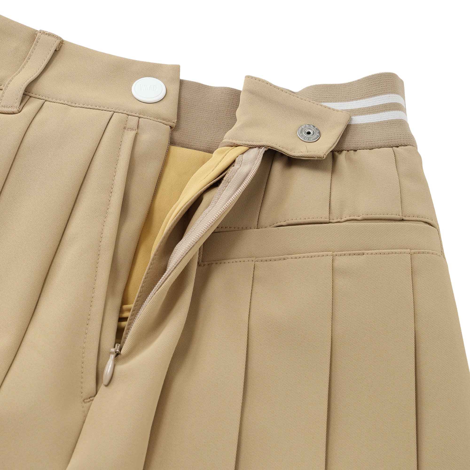 WOMEN ESSENTIALプリーツスカート ベージュ