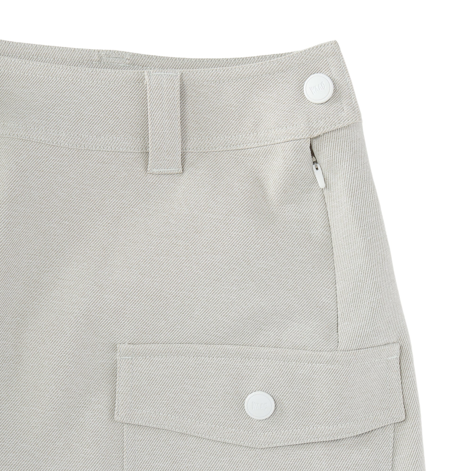 WOMEN バックプリーツスカート ブラック