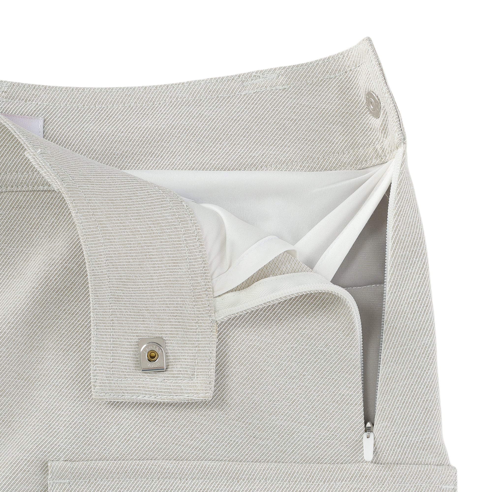 WOMEN バックプリーツスカート ブラック