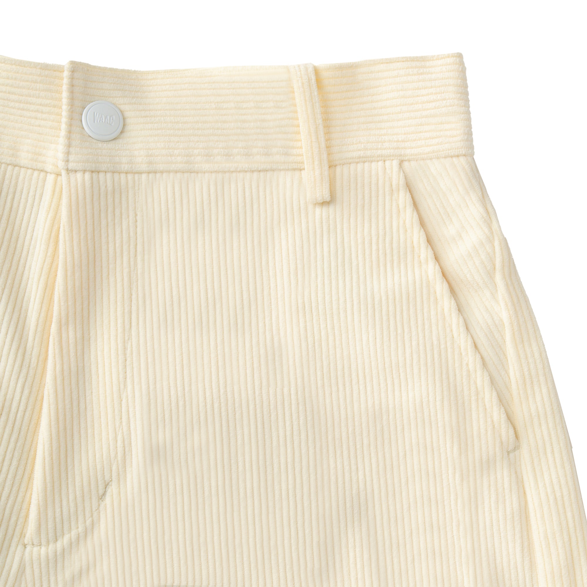 WOMEN コーデュロイショートパンツ アイボリー