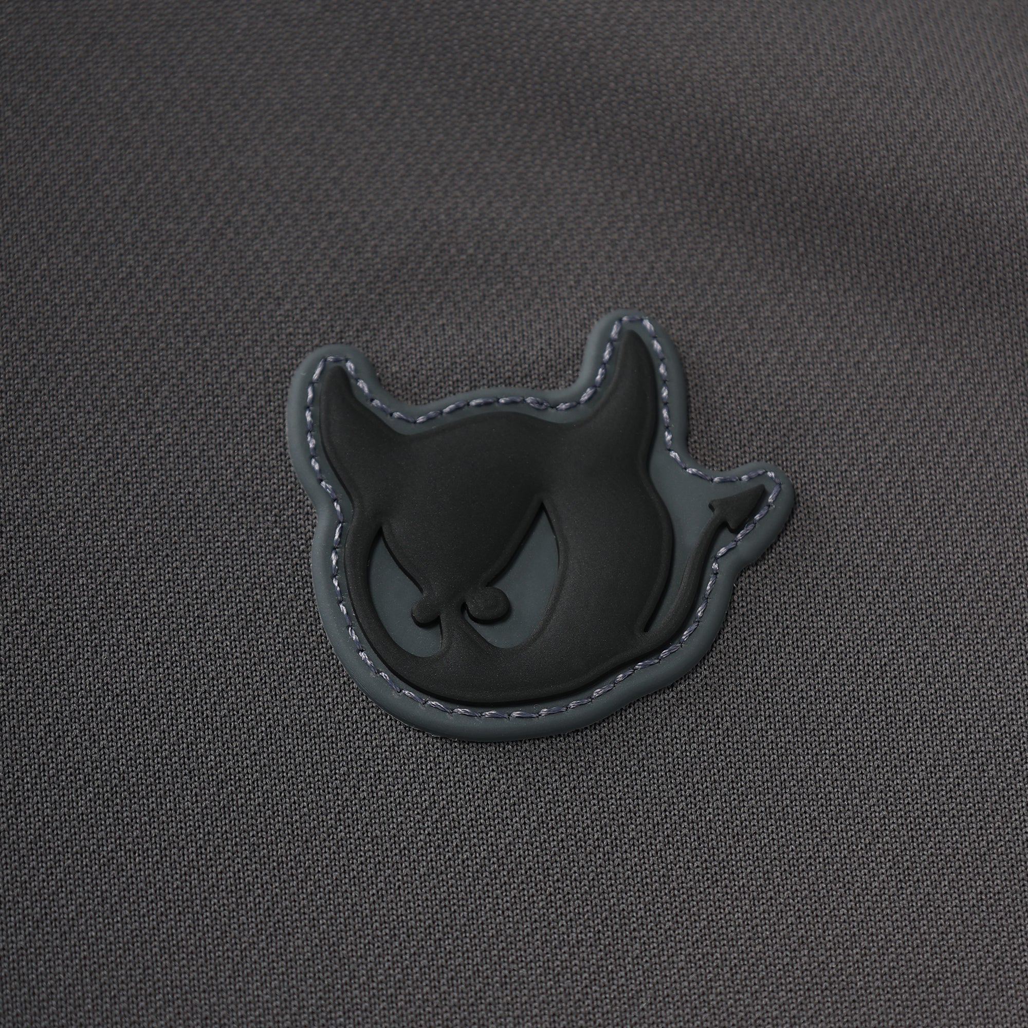 MEN バックハニカム 半袖モックネック ホワイト