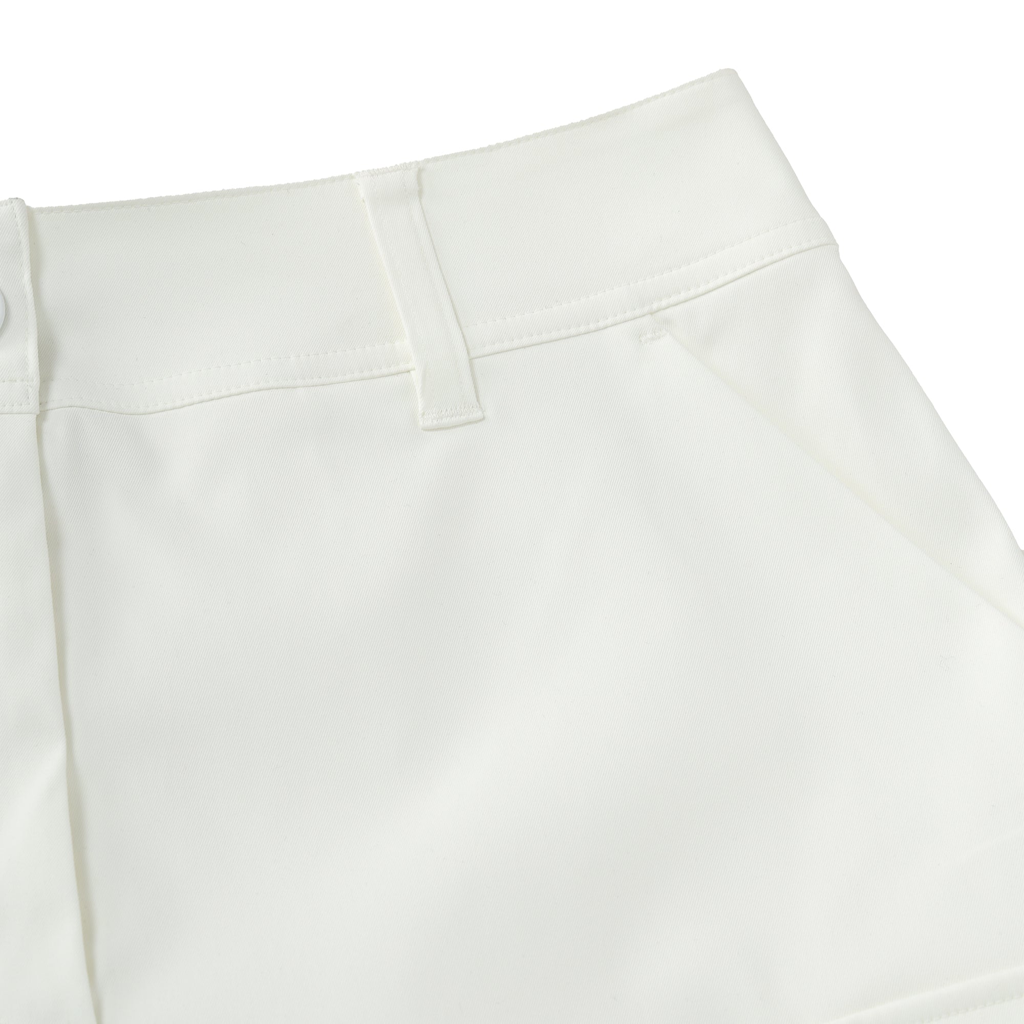 【25SS 新作】WOMEN スパンライクカーゴショートパンツ ベージュ