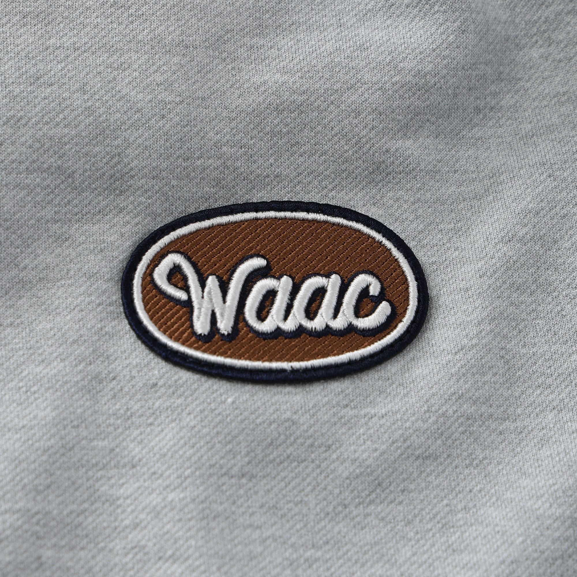 MEN コットンタッチ ハーフジップポロ ネイビー