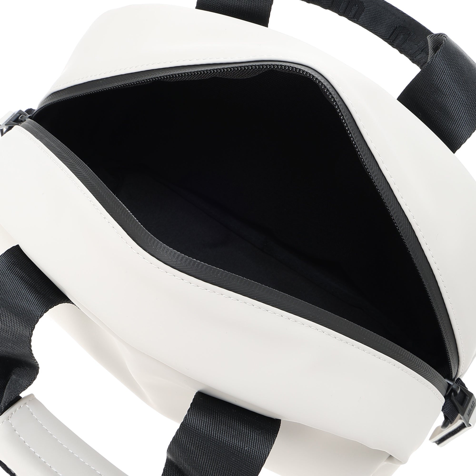 UNISEX MATTE FAUX LEATHER カートバッグ ブラック