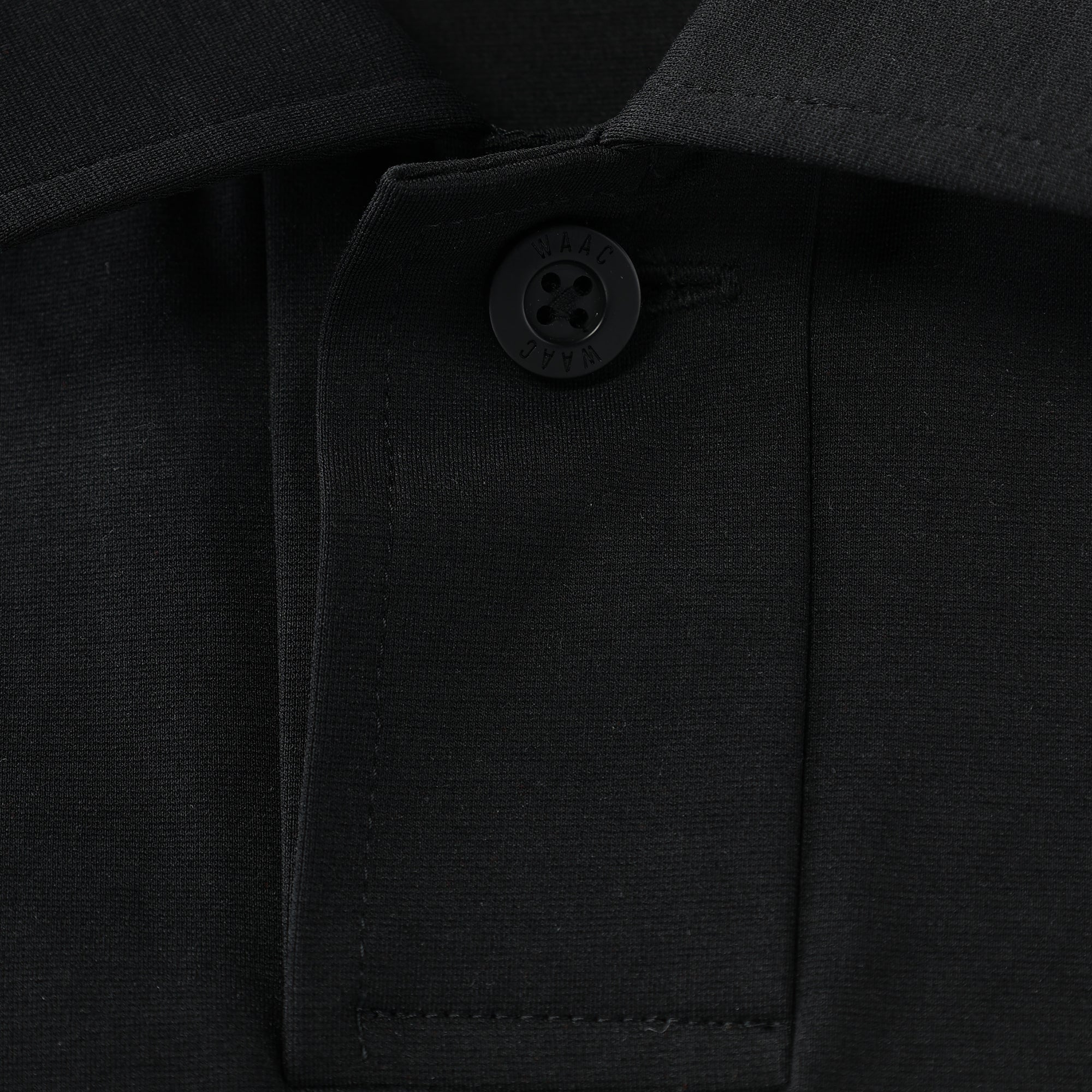 MEN ライトストレッチポンチ 半袖ポロシャツ ブラック