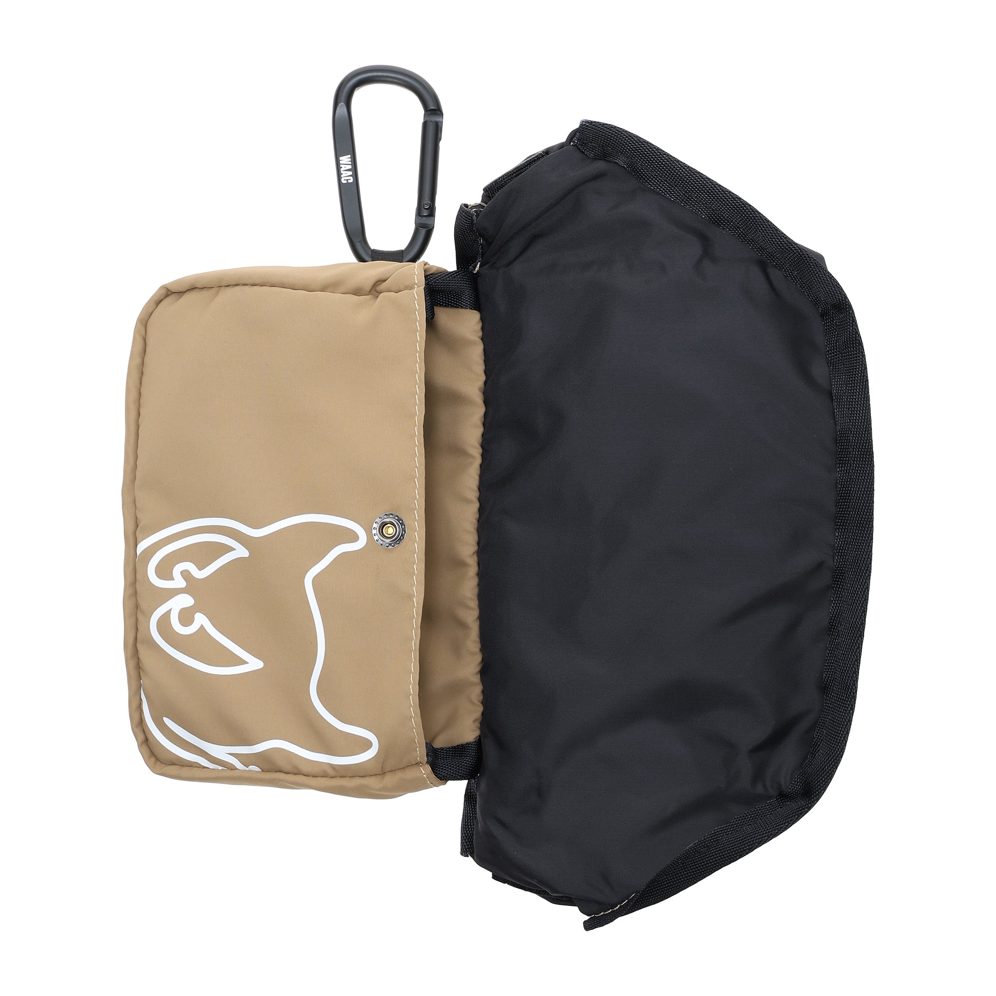 UNISEX Packable ウエストポーチ ブラック